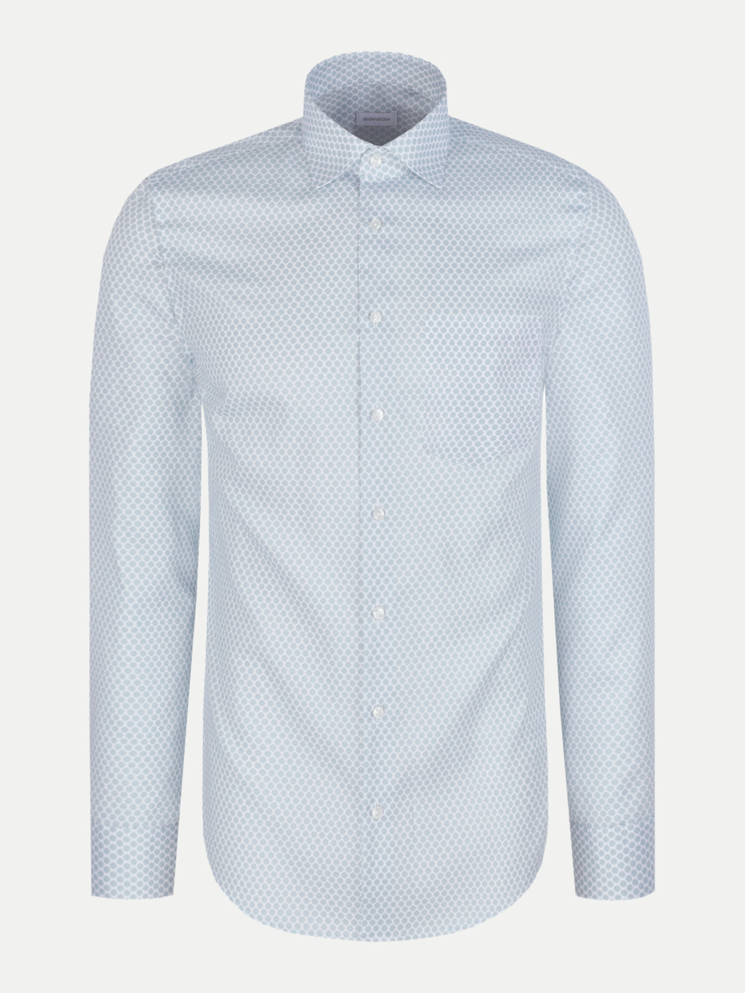 Regular-Fit Businesshemd Dobby Weiß 43