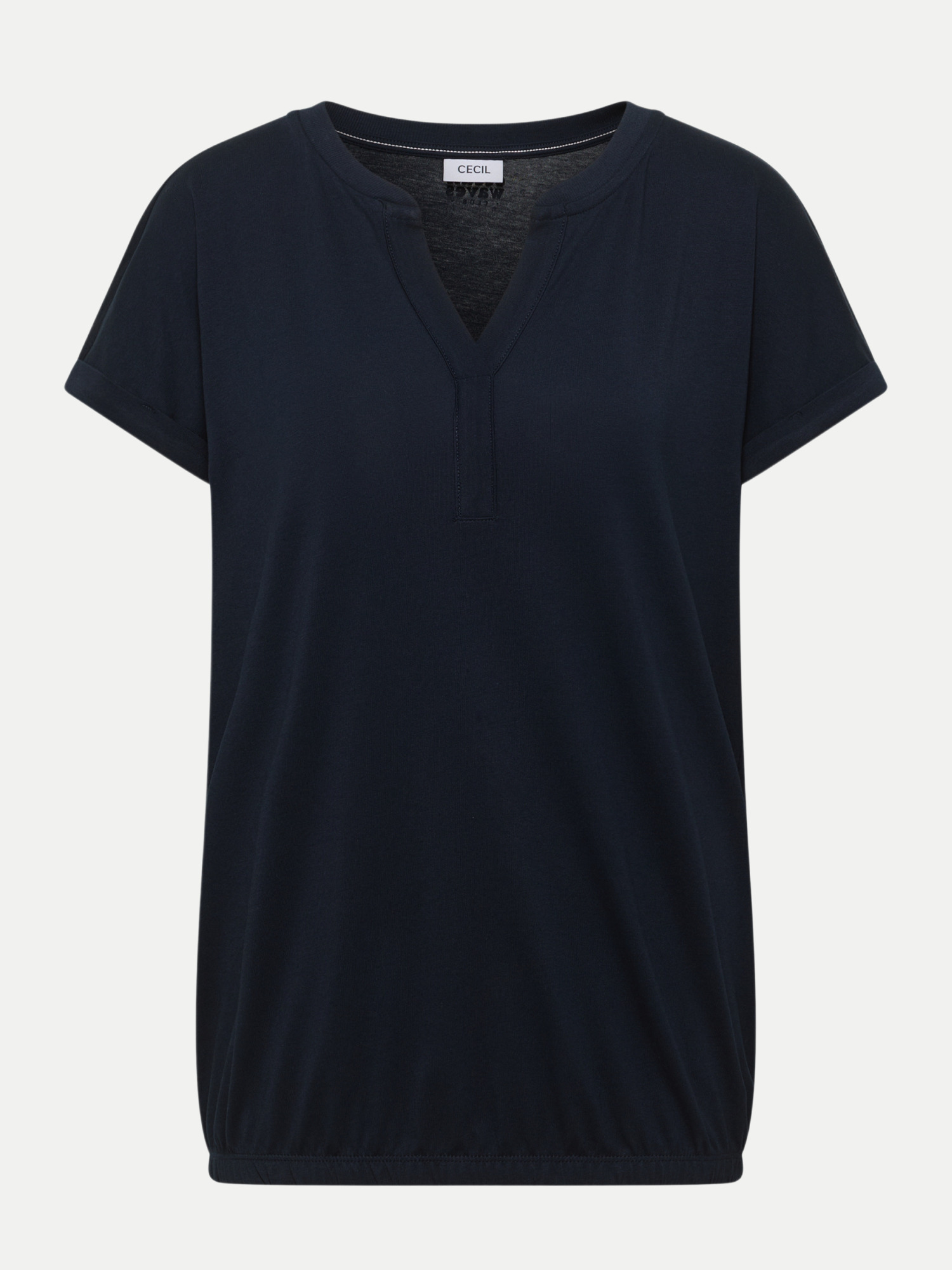 Cecil T-Shirt Schwarz L