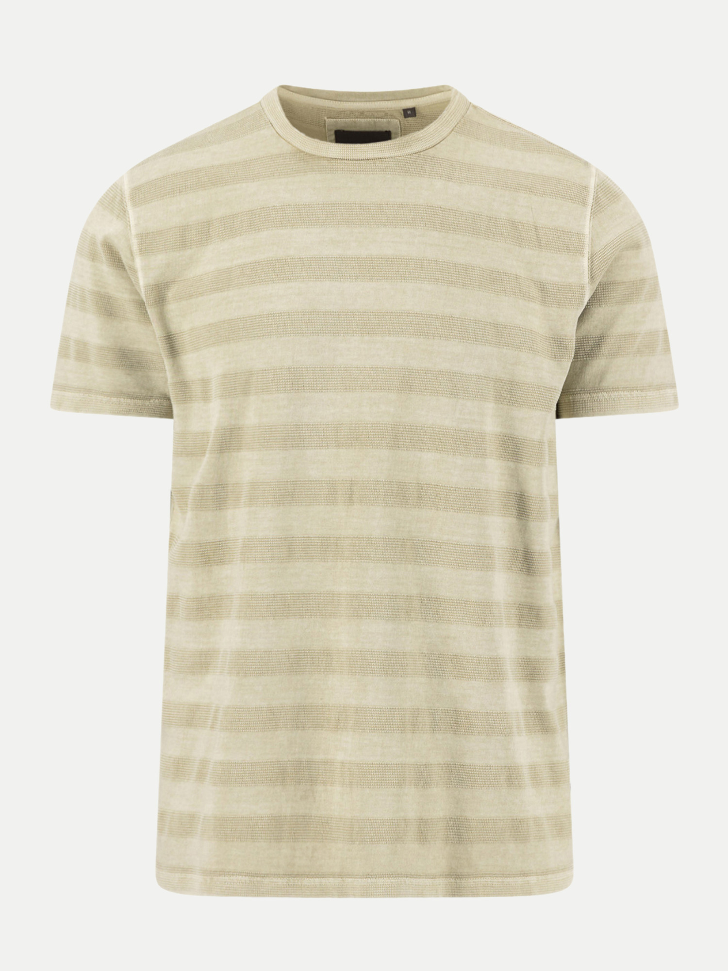 Gestreiftes T-Shirt Beige L