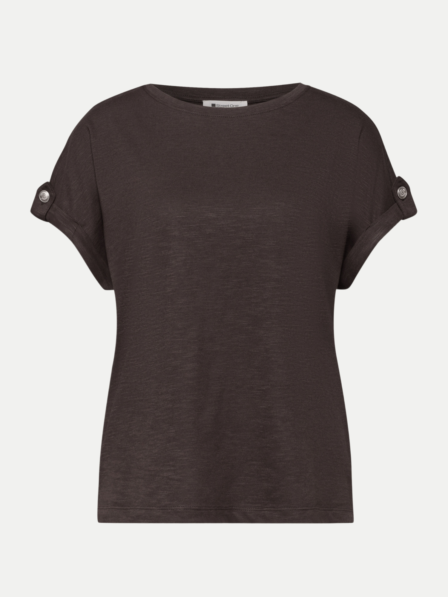 Street One Basic T-Shirt Braun 36