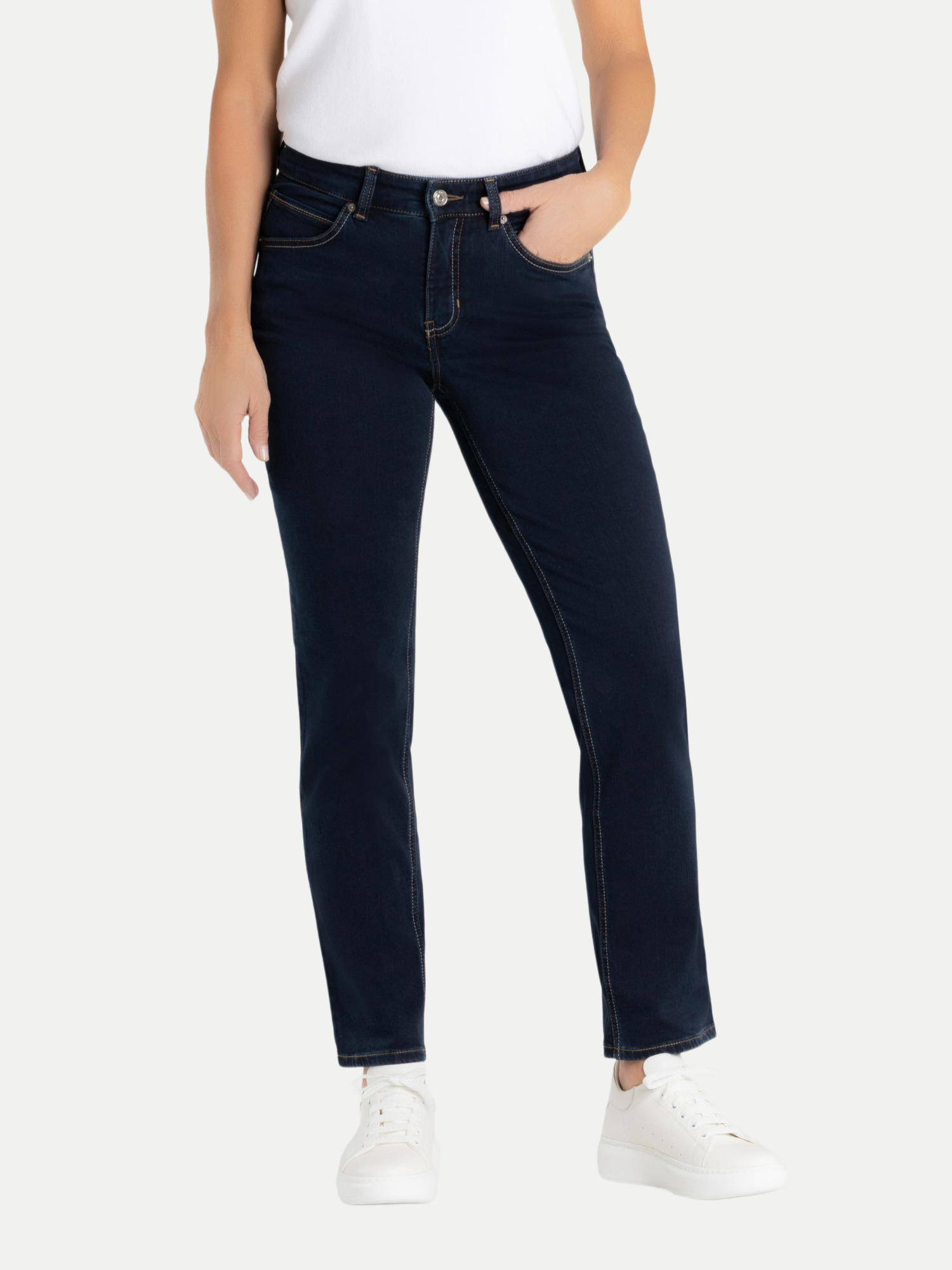 Mac 5-Pocket Jeans Blau 46/30
