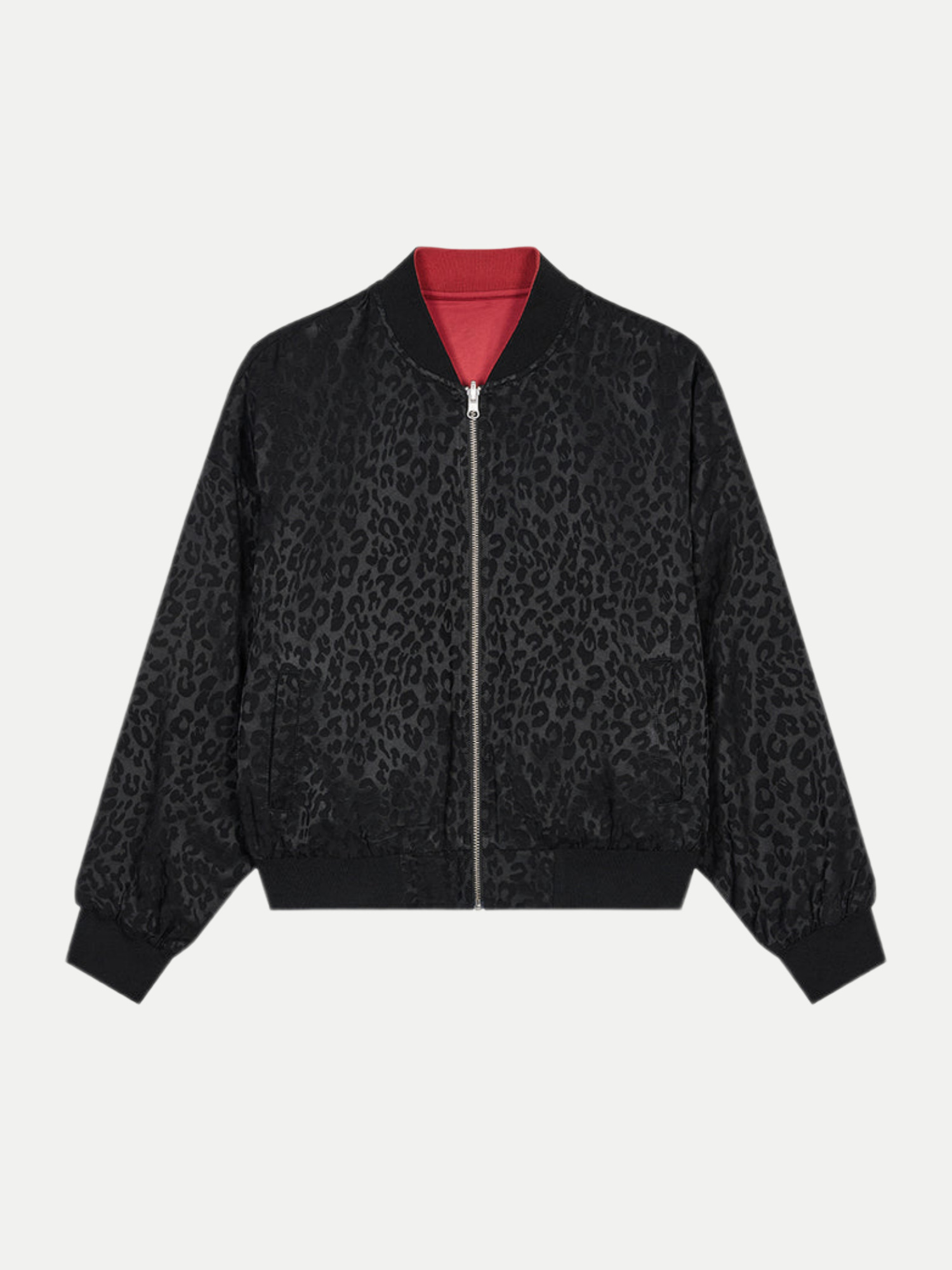 Wendbare Bomberjacke Schwarz S
