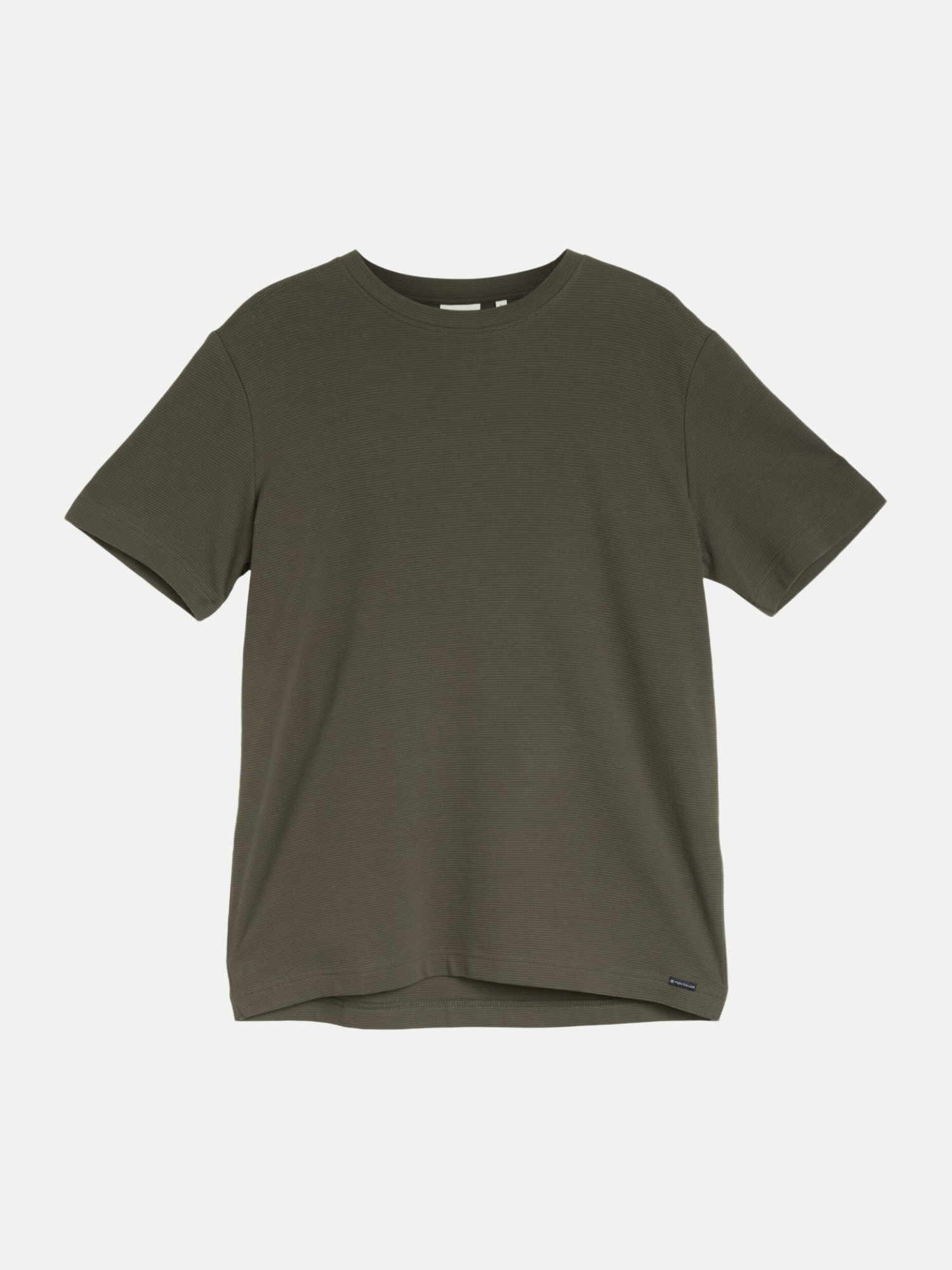 Strukturiertes T-Shirt Grün XL