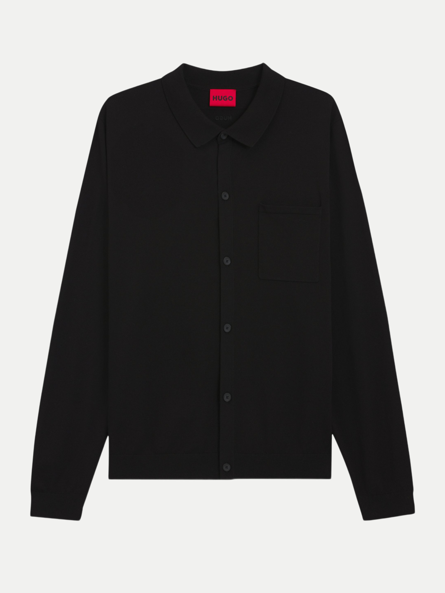 HUGO Regular-Fit Strickjacke San Jordan Schwarz M