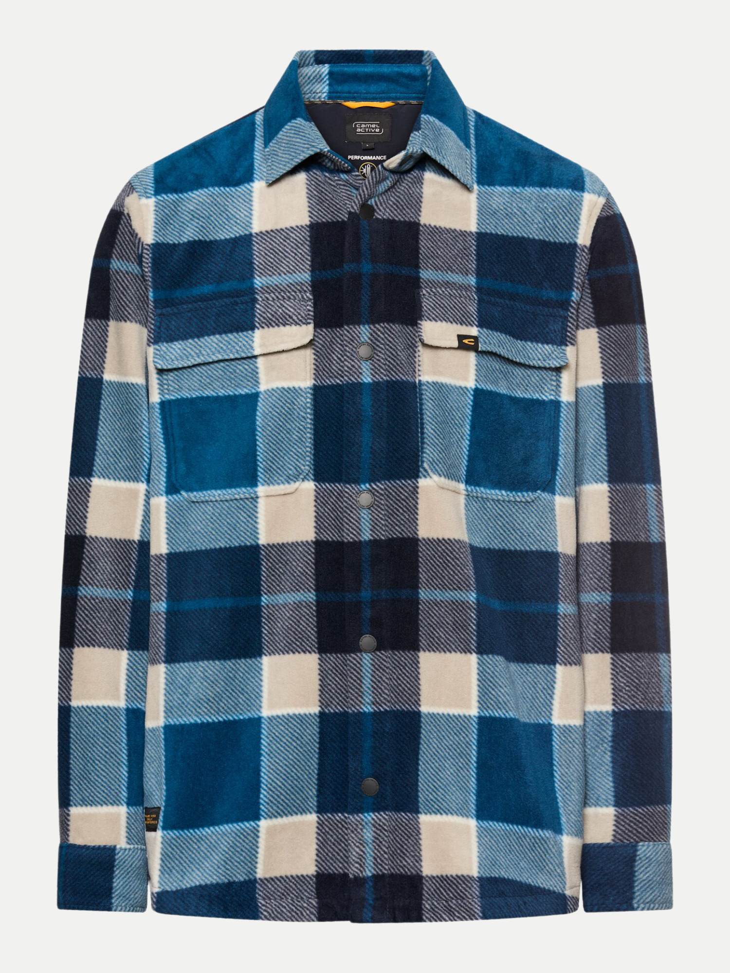 Relaxed-Fit Overshirt Blau 3XL