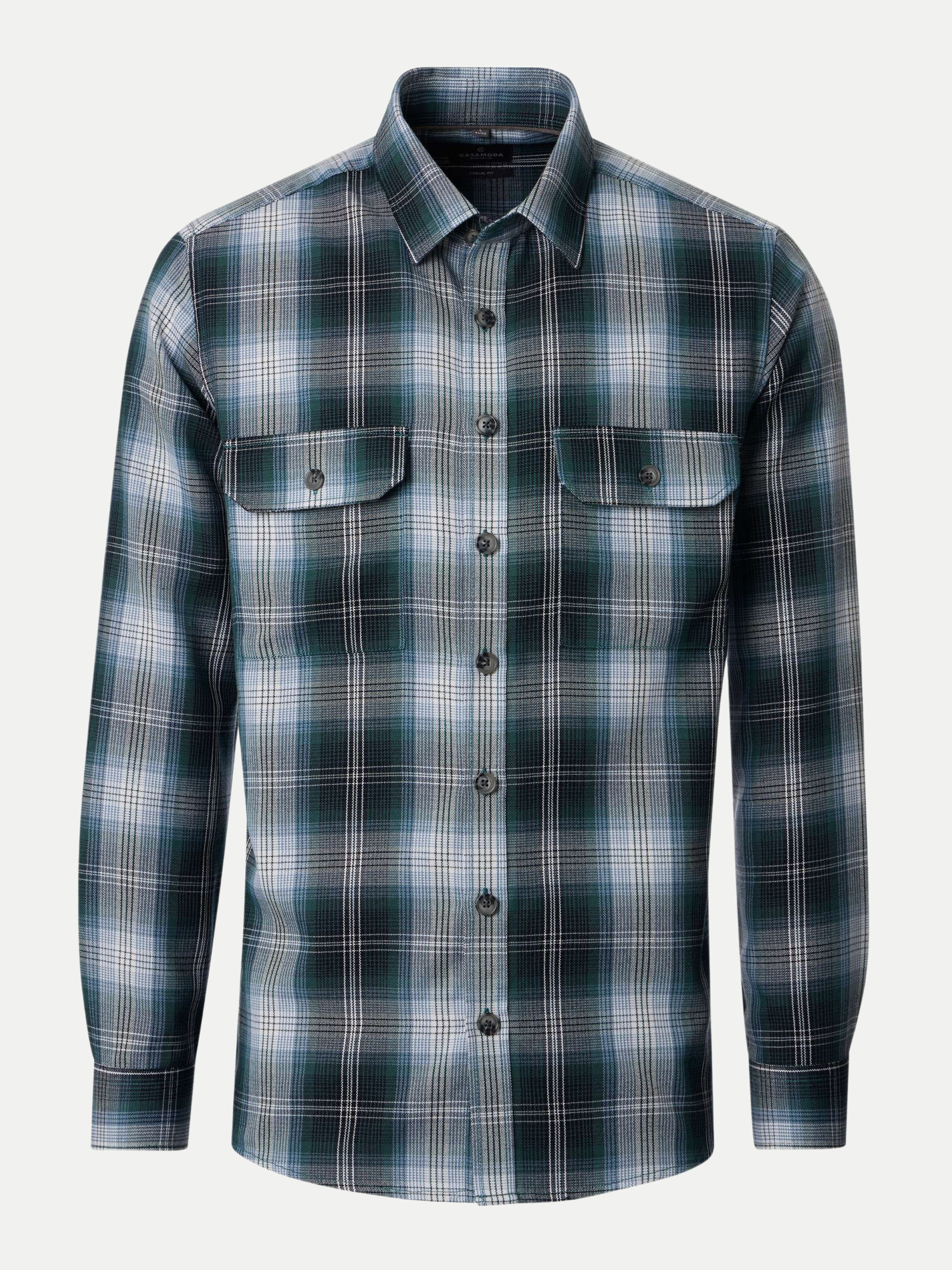 Casamoda Hemd Casual Fit Blau L
