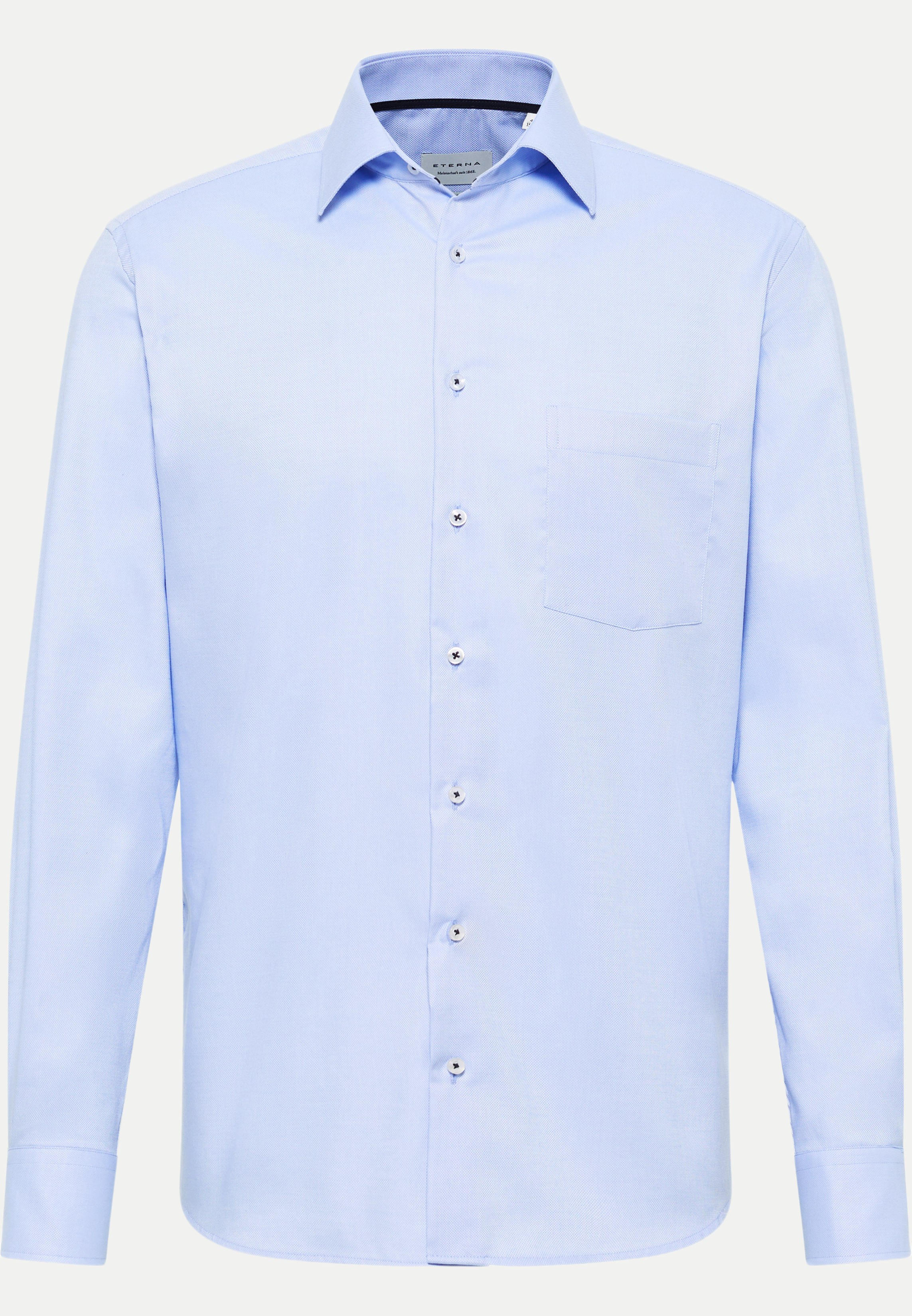 Eterna Modern- Fit Hemd Blau 39