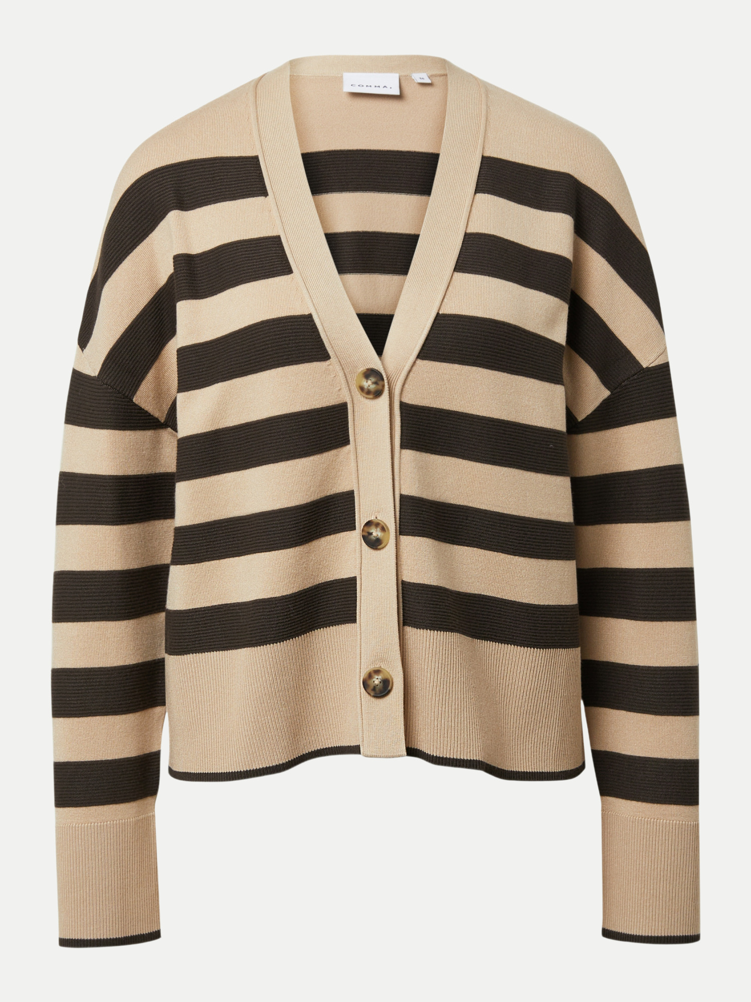Gestreifter Cardigan Mehrfarbig 42
