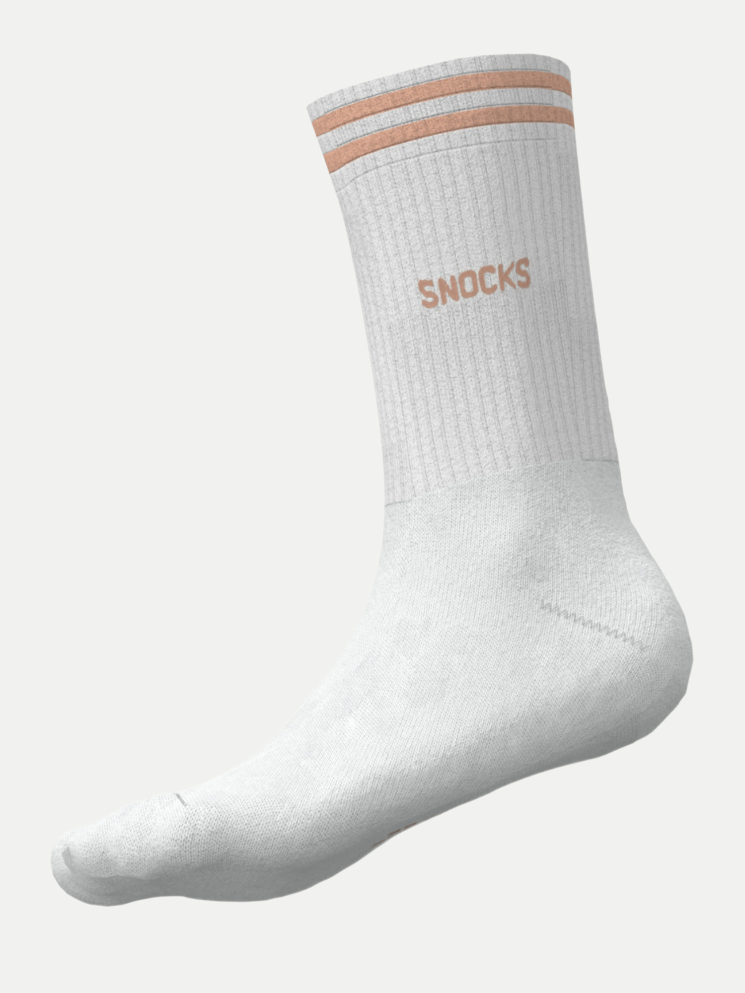 Snocks Socken Unisex Weiß 35-38