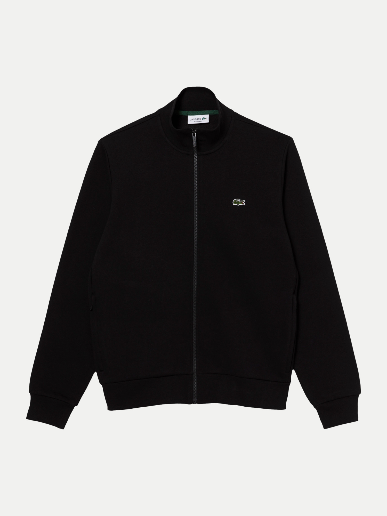 Sweatjacke mit Stehkragen Schwarz L
