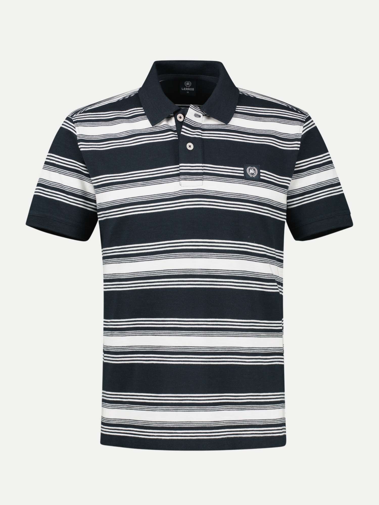 Gestreiftes Poloshirt Blau XXL