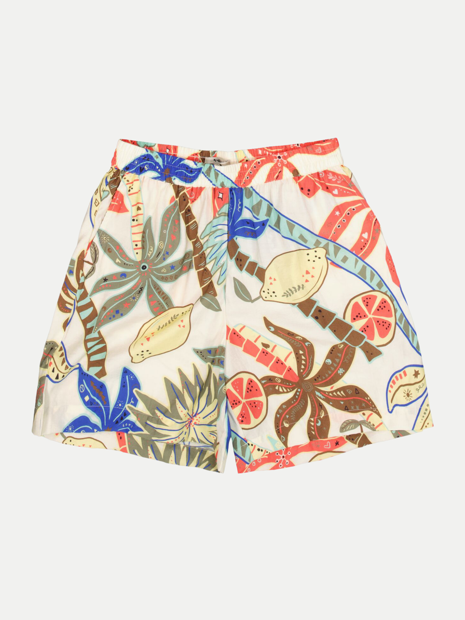 Shorts mit Allover-Print Mehrfarbig M
