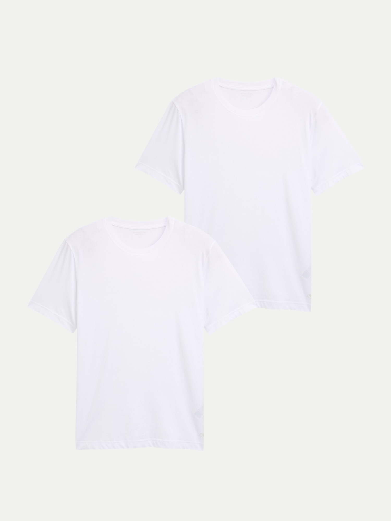 Basic T-Shirts im 2er-Pack Weiß XL