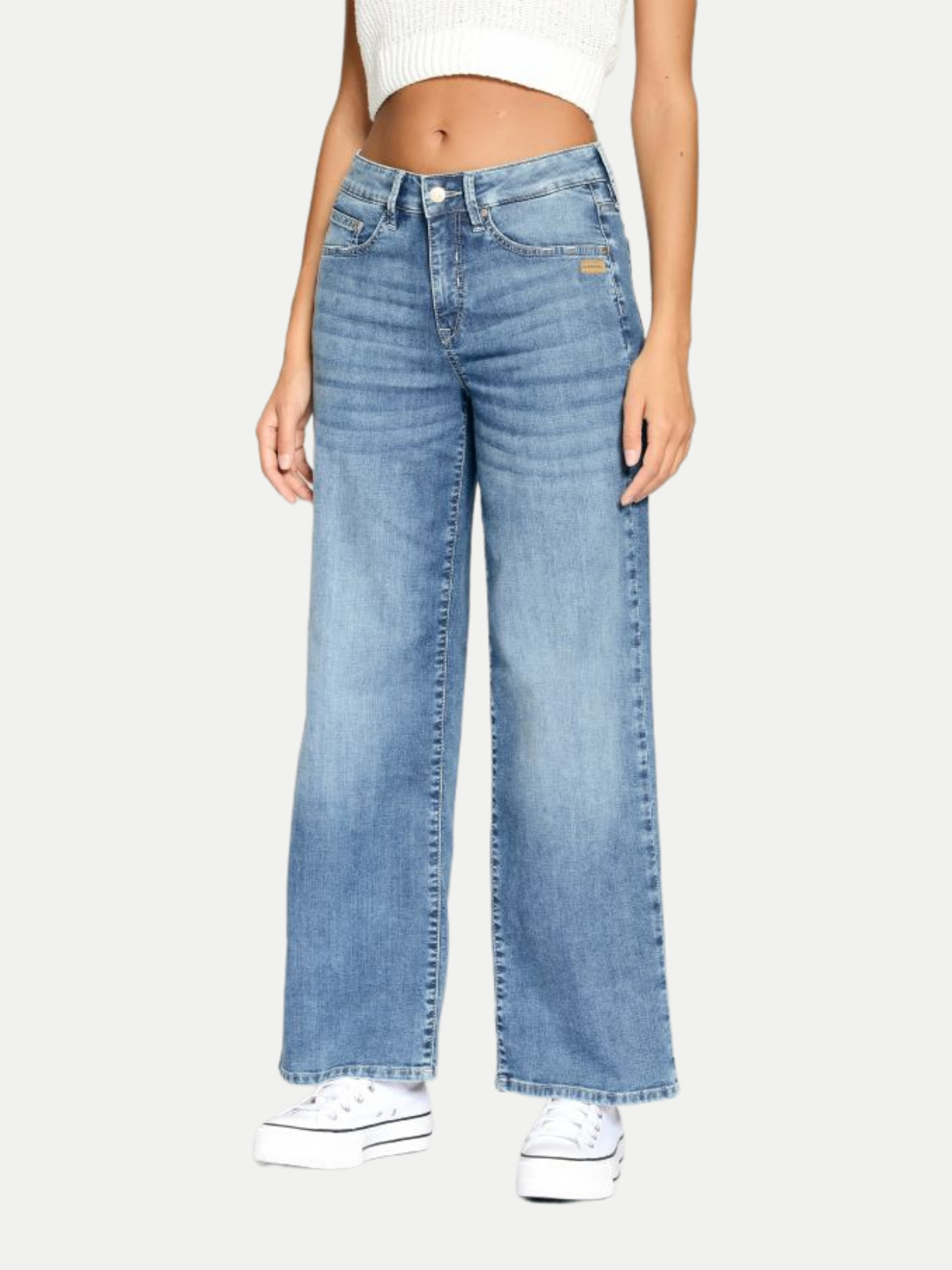 Wide-Fit Jeans Carlotta Blau 32