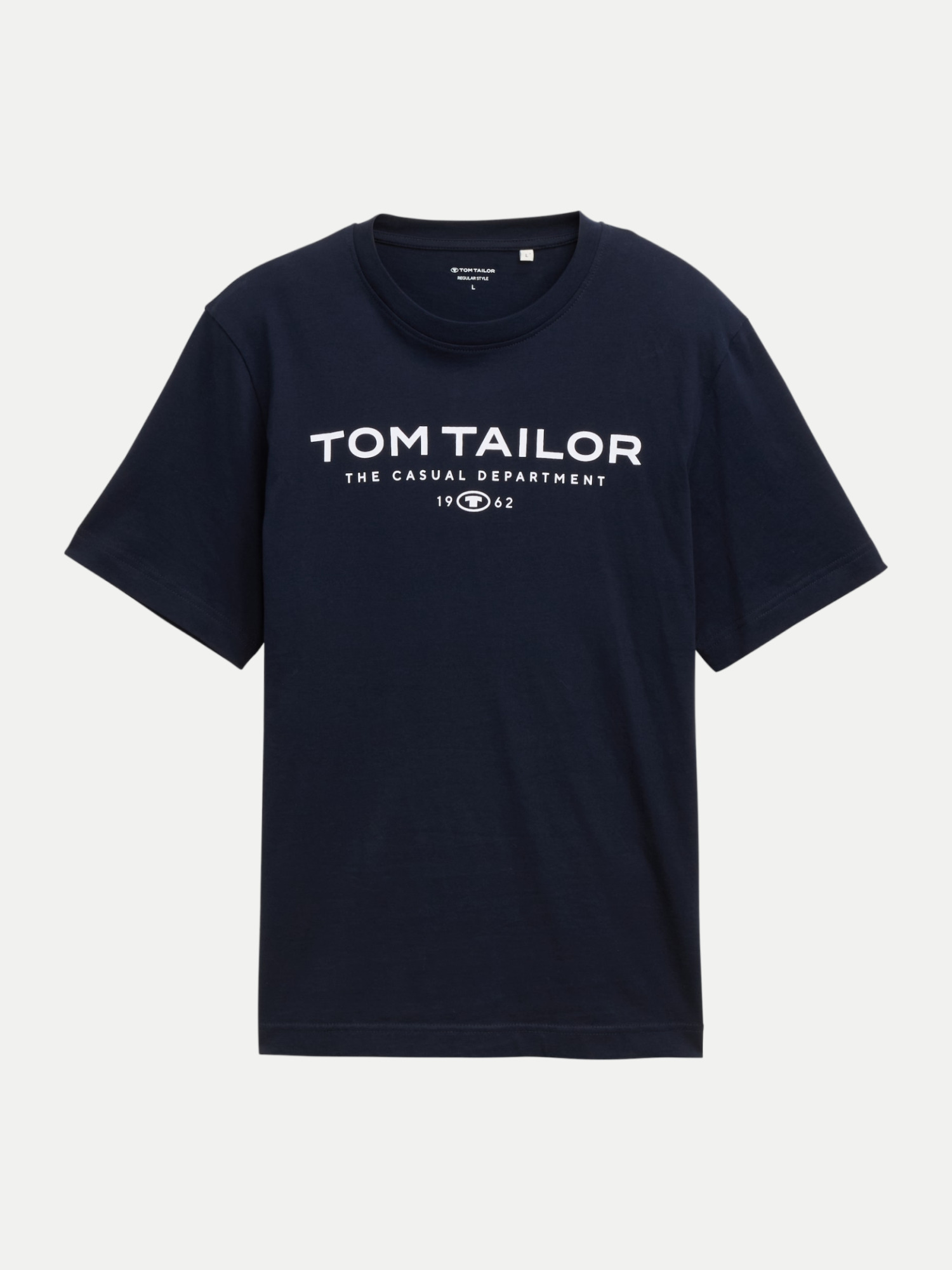 TOM TAILOR 1043409 T-Shirt, 10668-Sky Captain Blue, M Uomo