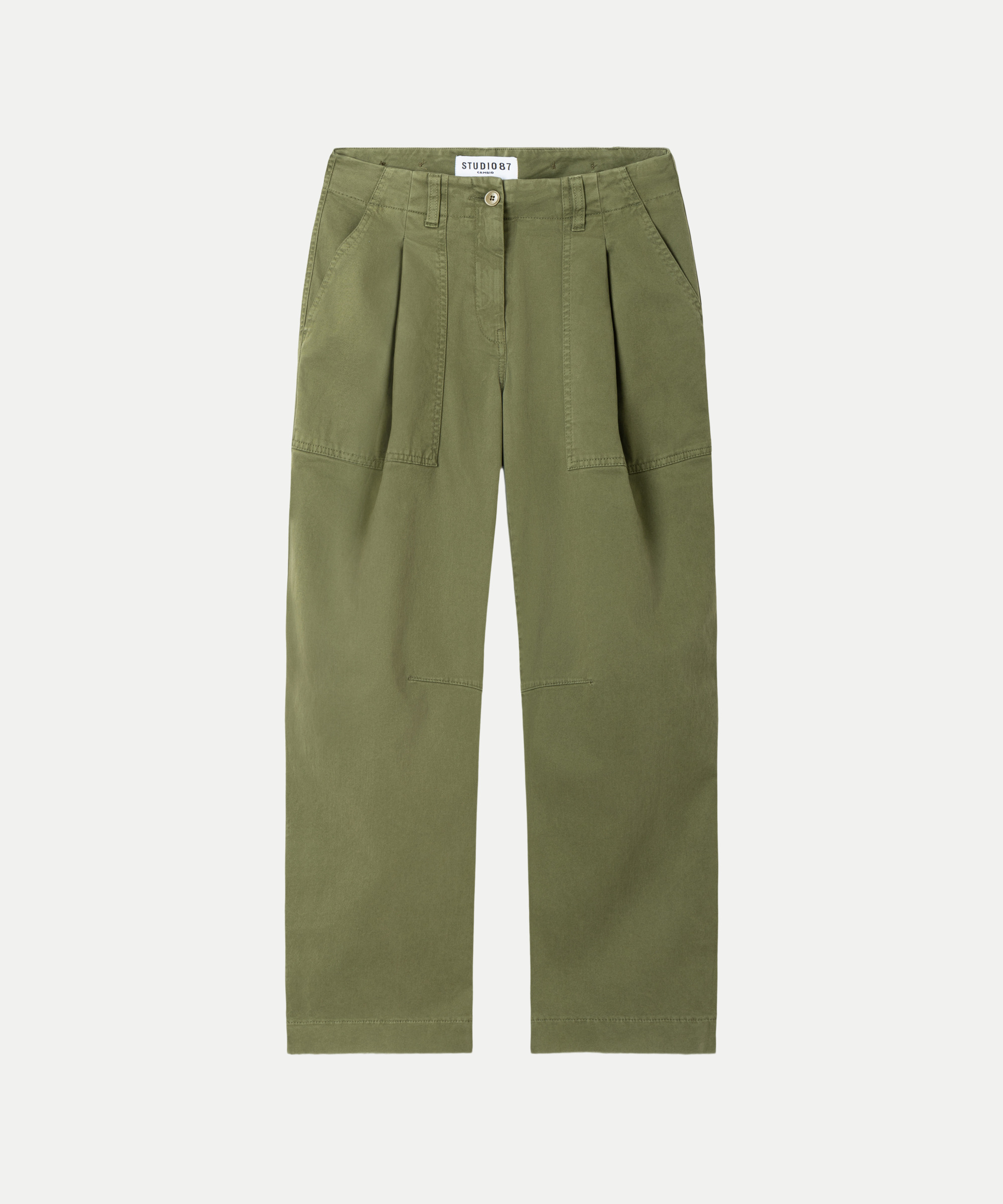 Barrel- Leg Hose October Grün 36/28