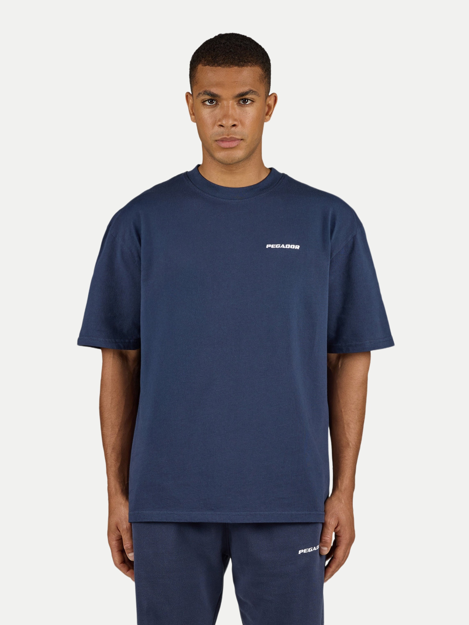Oversized Basic Shirt Blau M