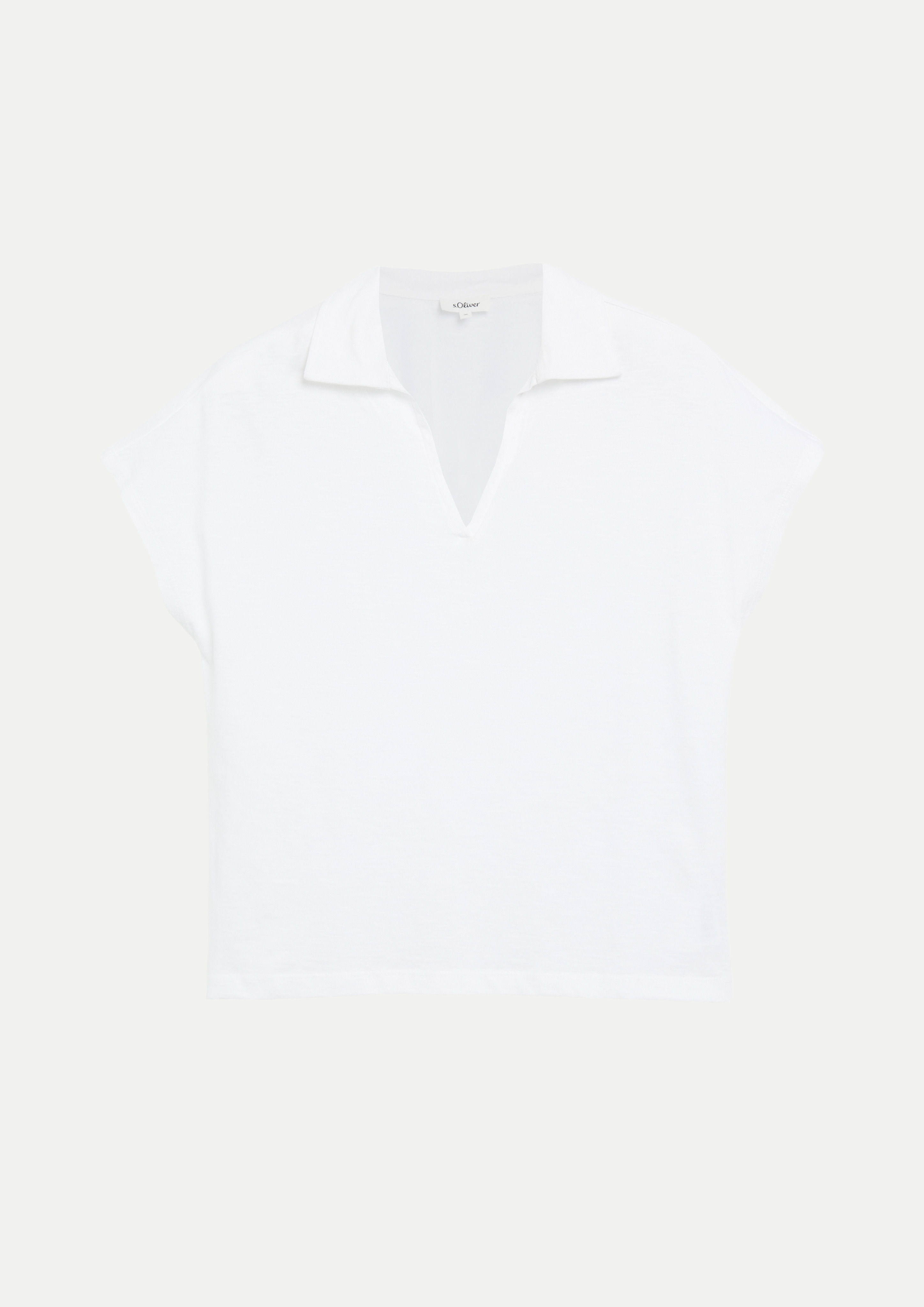 RED LABEL Ärmelloses Poloshirt Weiß 44