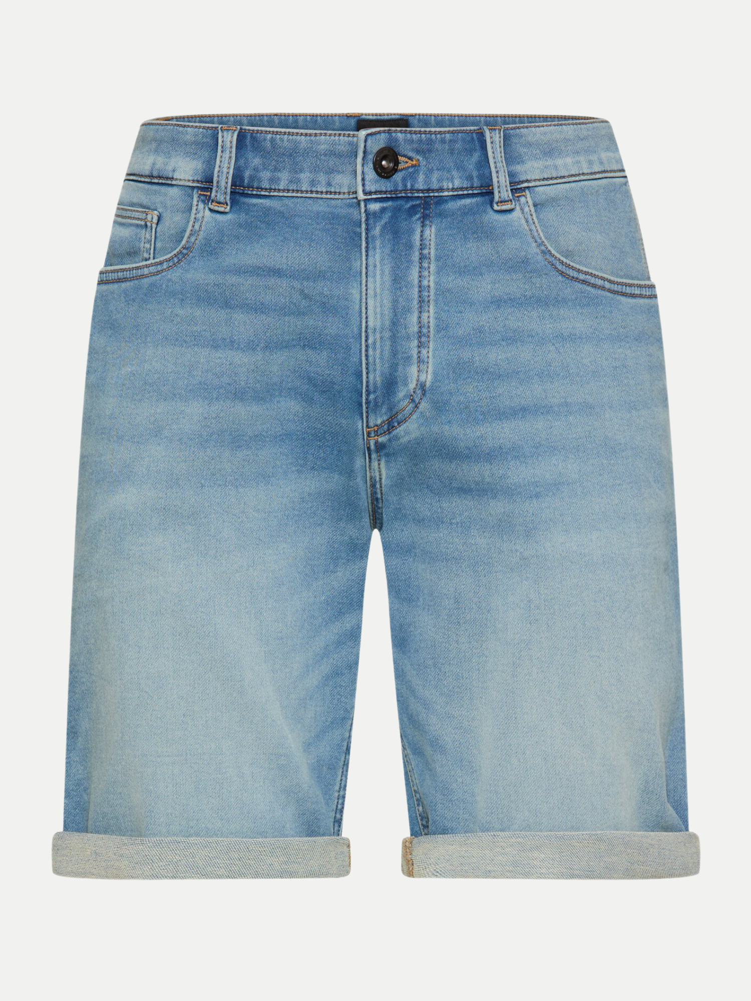 Regular-Fit Jeansshorts Blau 38IN