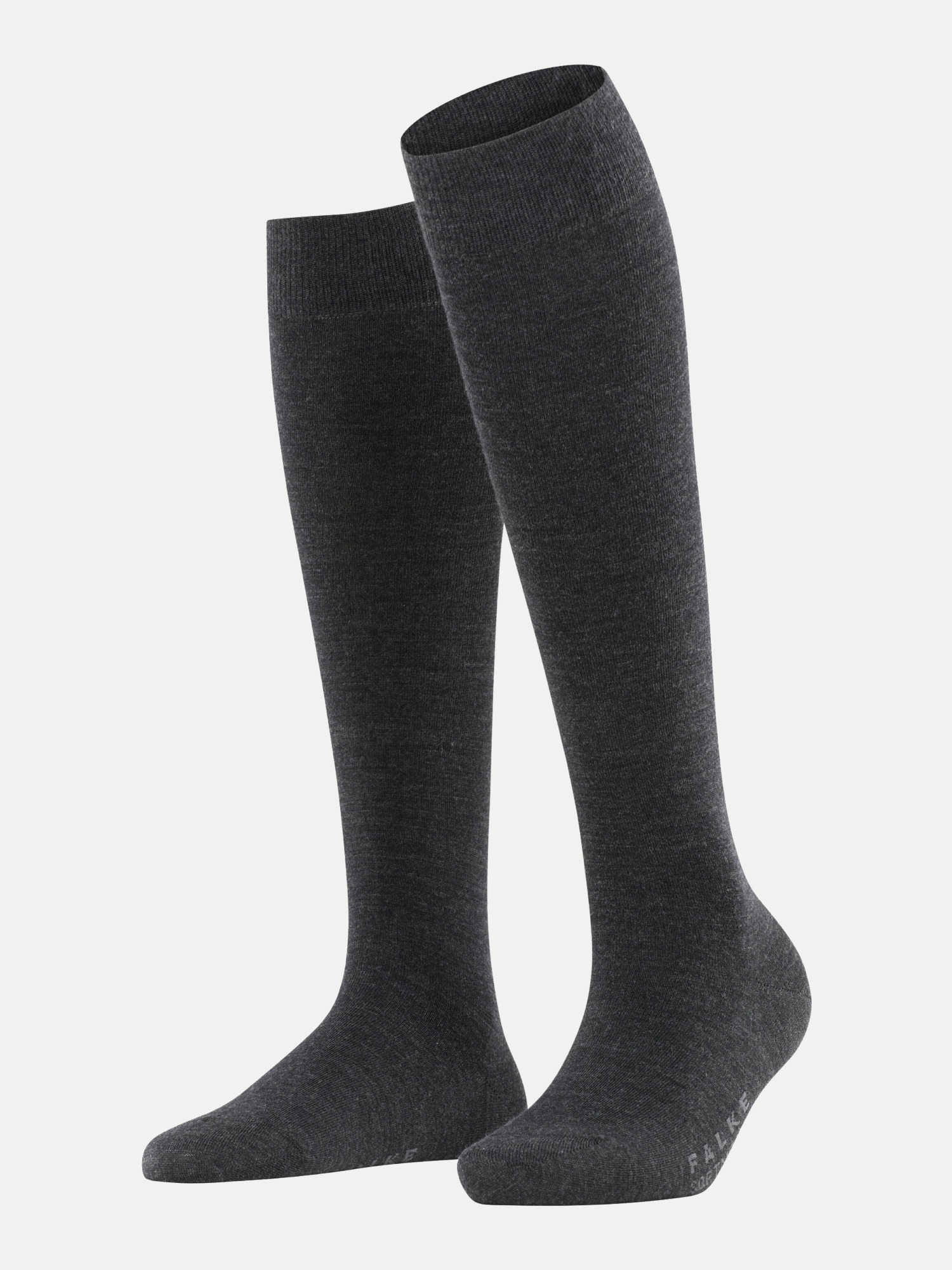 Kniestrümpfe Softmerino Grau 39-40