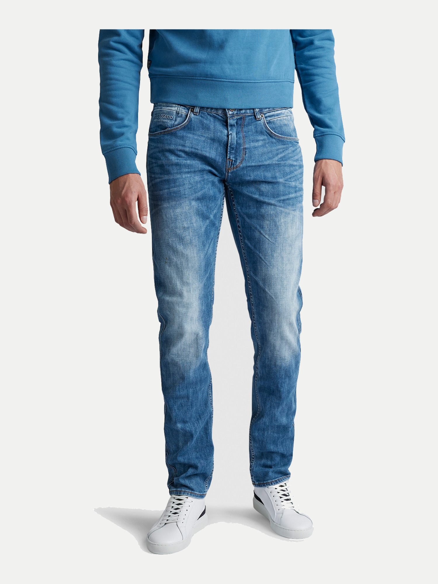 Regular-Fit Jeans Nightflight Blau 33 36