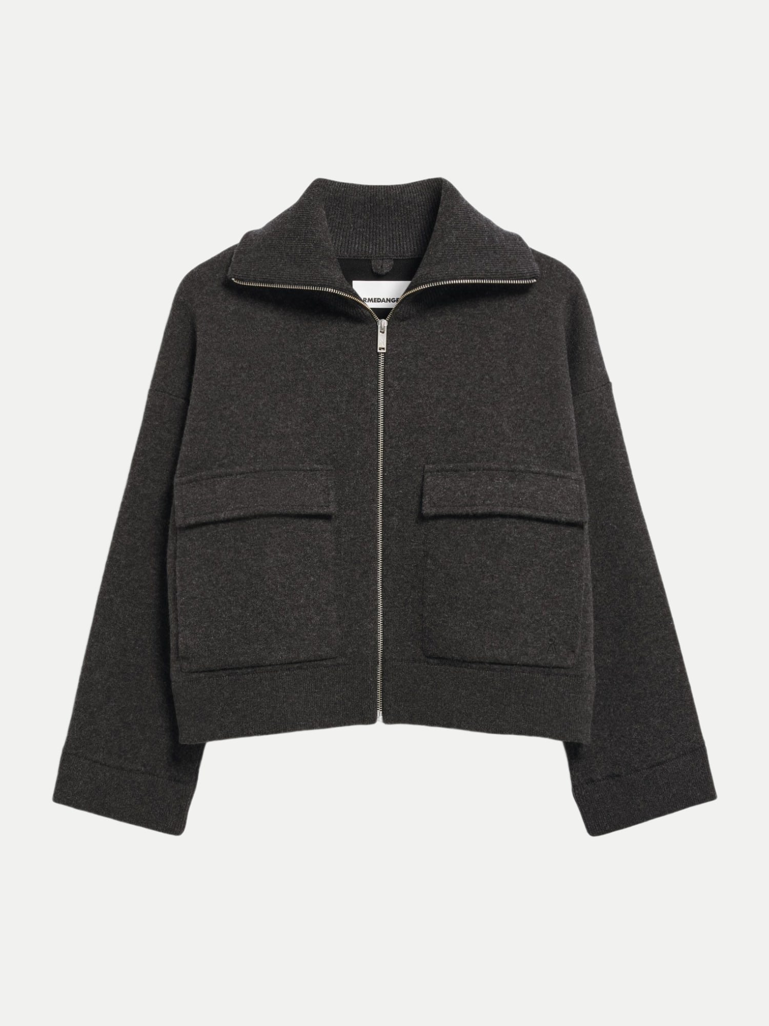 ARMEDANGELS Strickjacke mit Reißverschluss Schwarz XS
