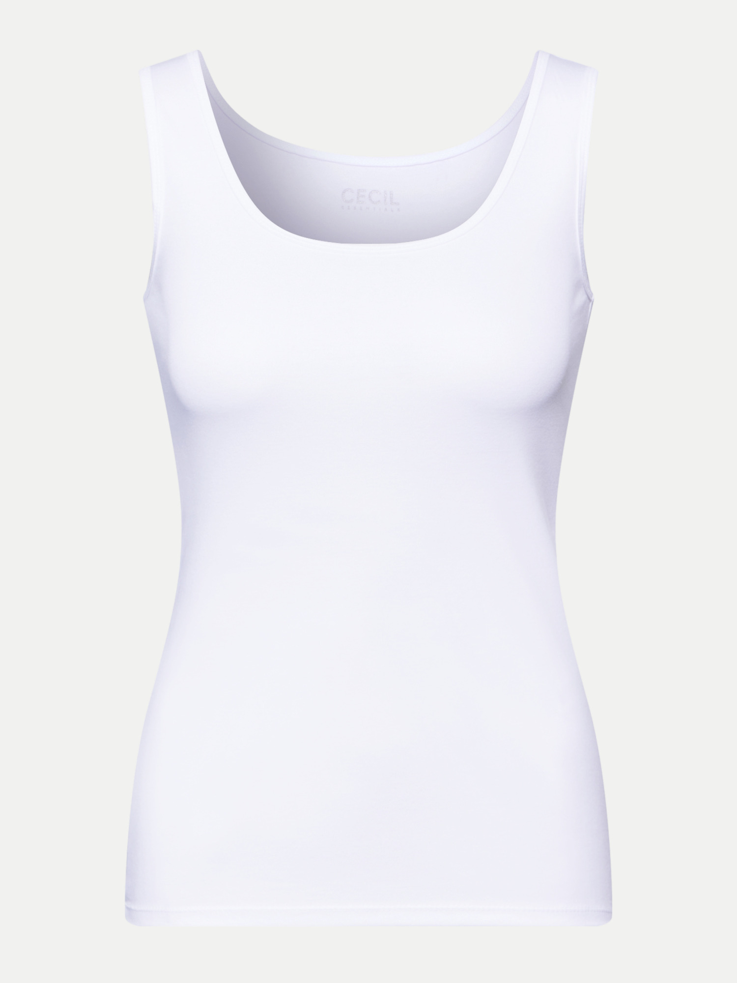 Cecil Basic Top Linda Weiß L