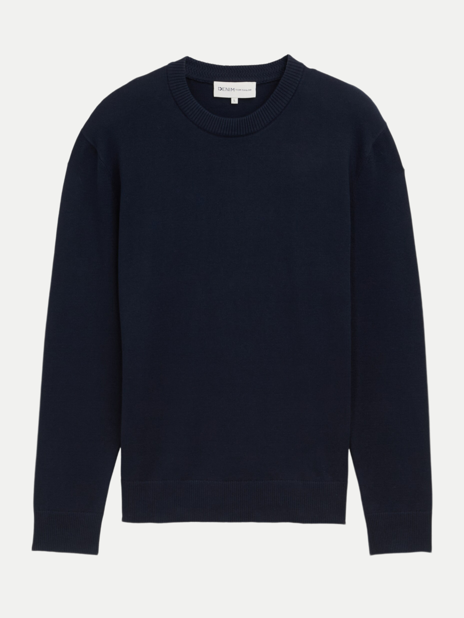 Regular-Fit Pullover Basic Blau M
