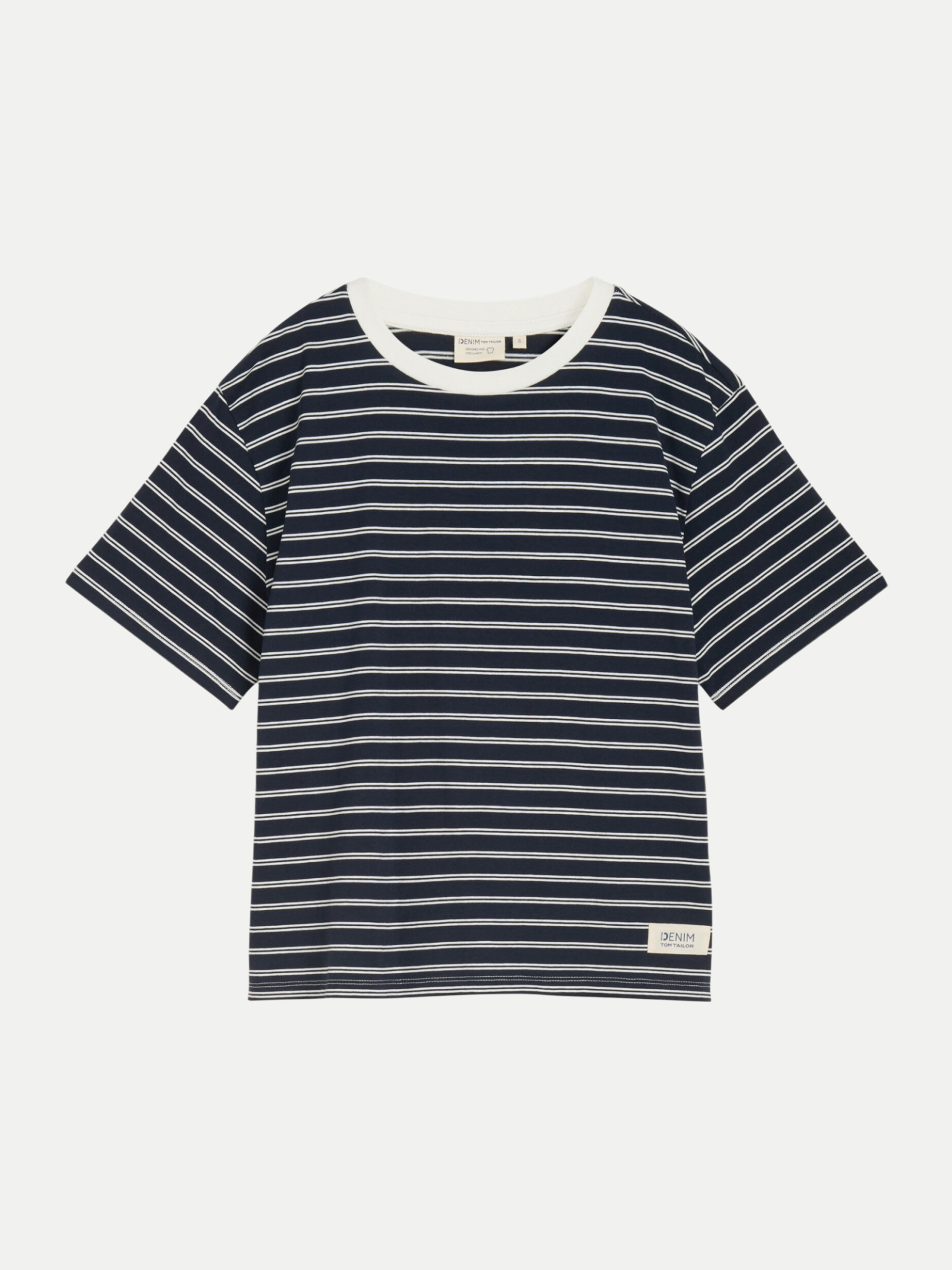 Boxy-Fit T-Shirt Blau M