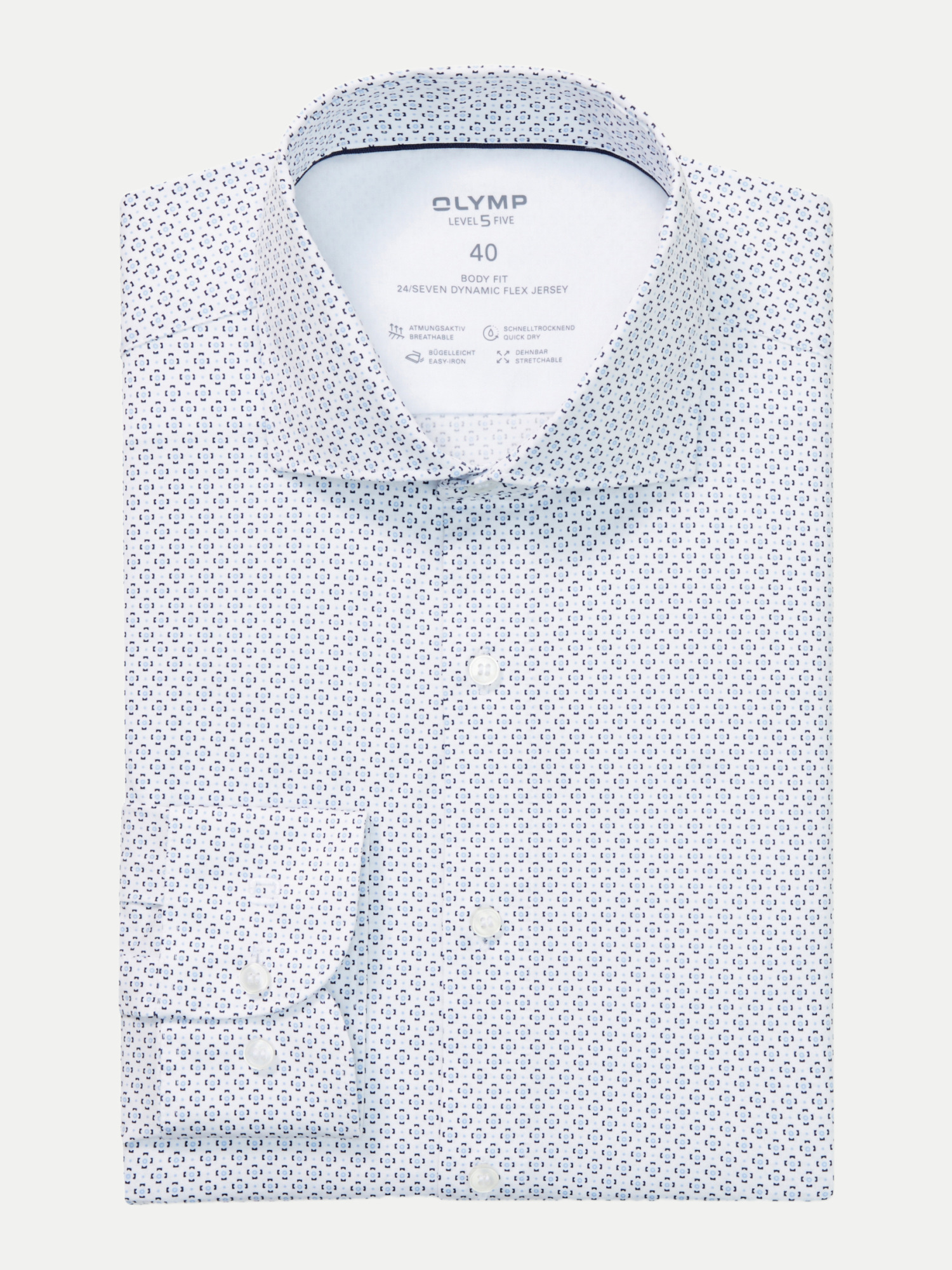 Olymp Hemd Blau 39