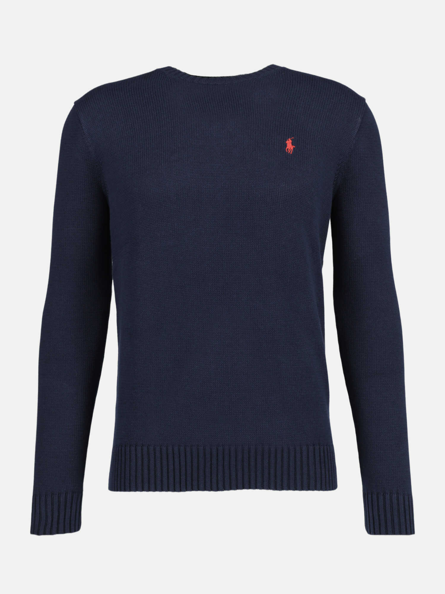 Polo Strickpullover Blau XL