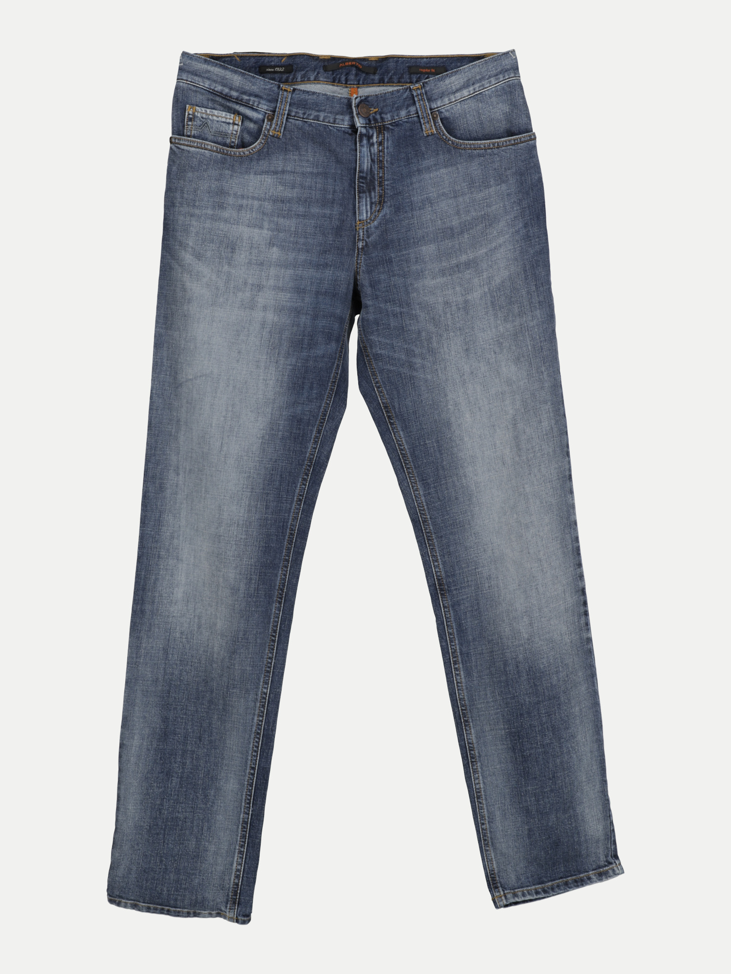 Regular-Fit Jeans Pipe Blau 33/30