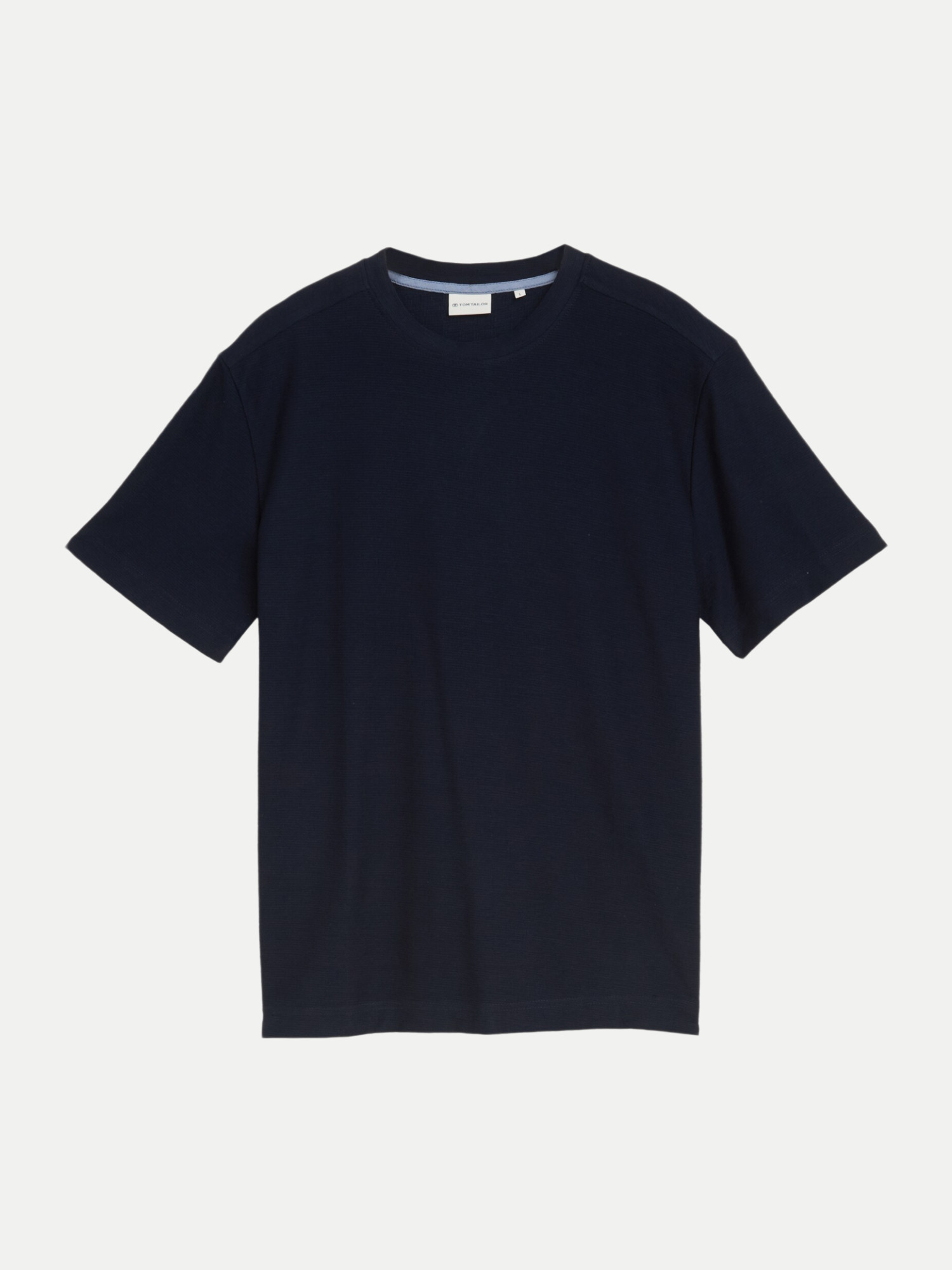 T-Shirt Strukturiert Blau L