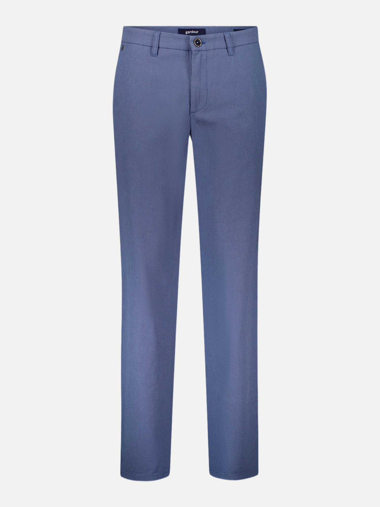 Modern-Fit Hose Flatfront Blau 38/32