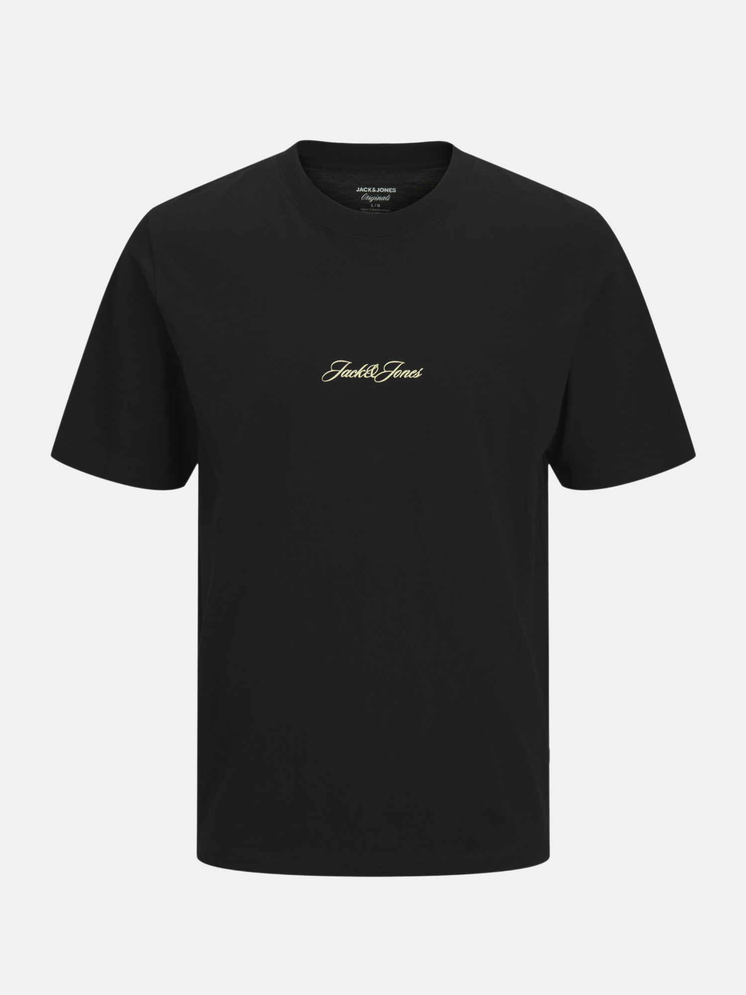 T-Shirt mit Logoprint Schwarz S