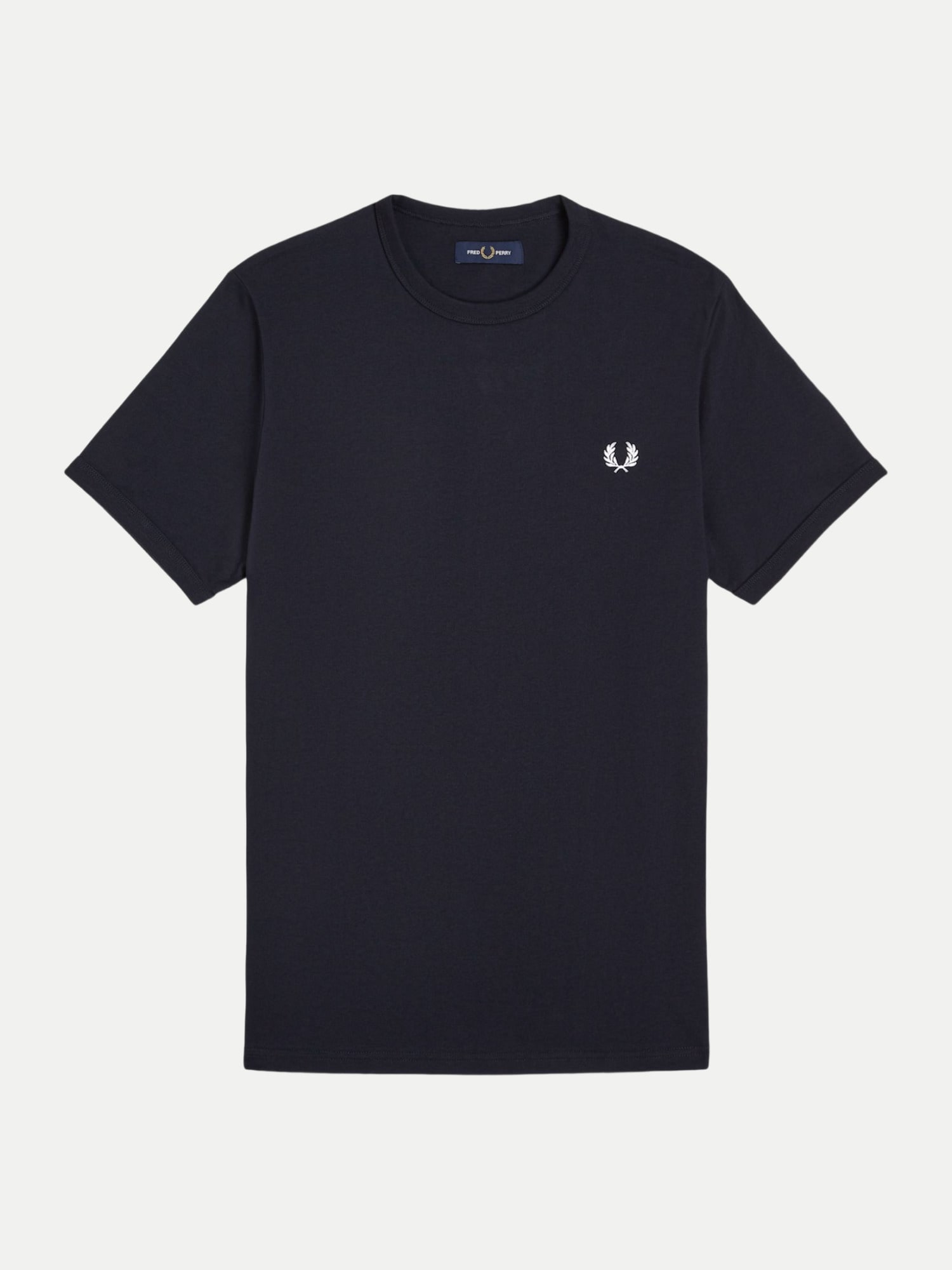 Fred Perry Ringer T-Shirt Blau L