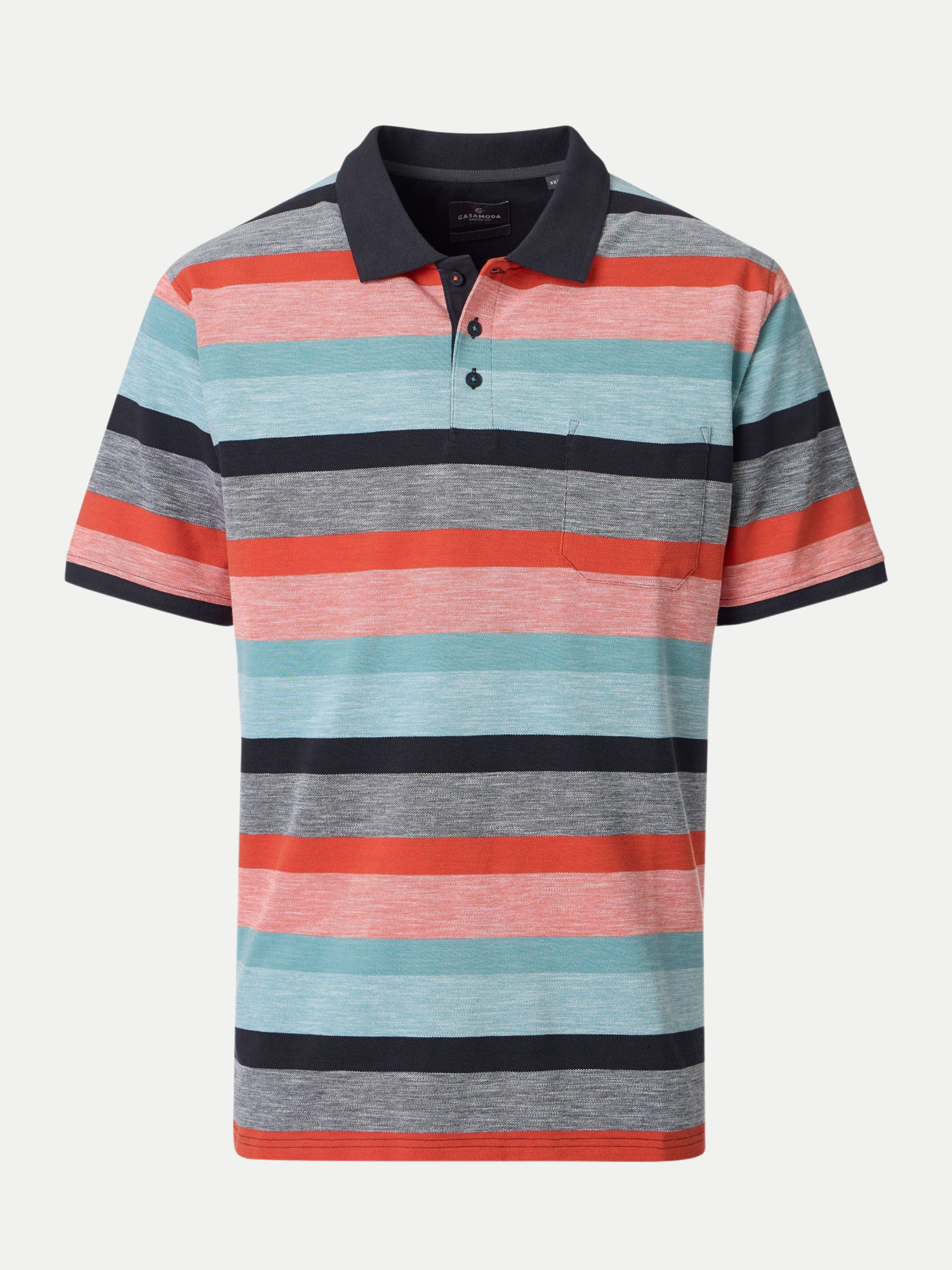 Casamoda Polo 1/2 Mehrfarbig XL