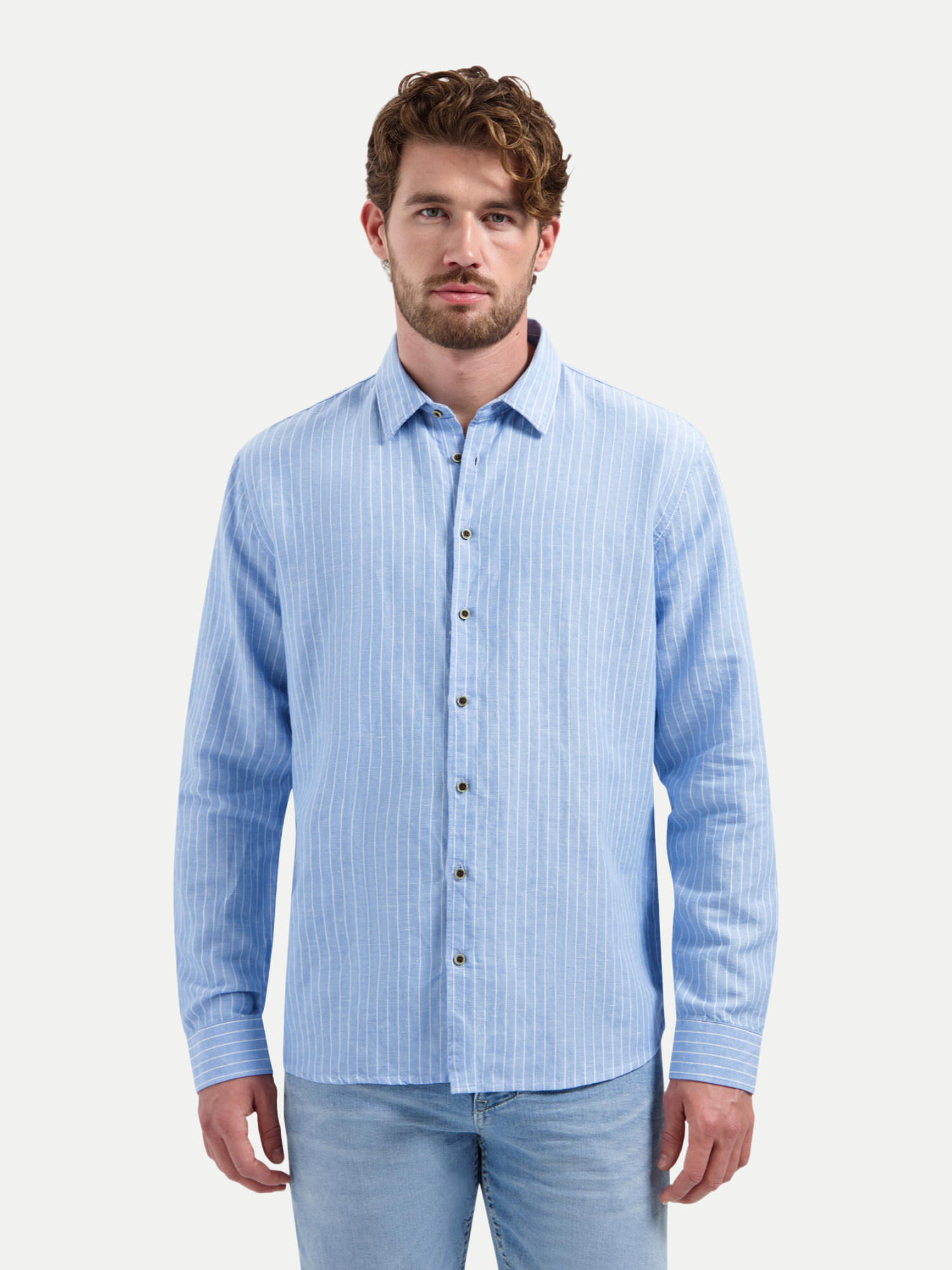 No Excess Hemd Blau M