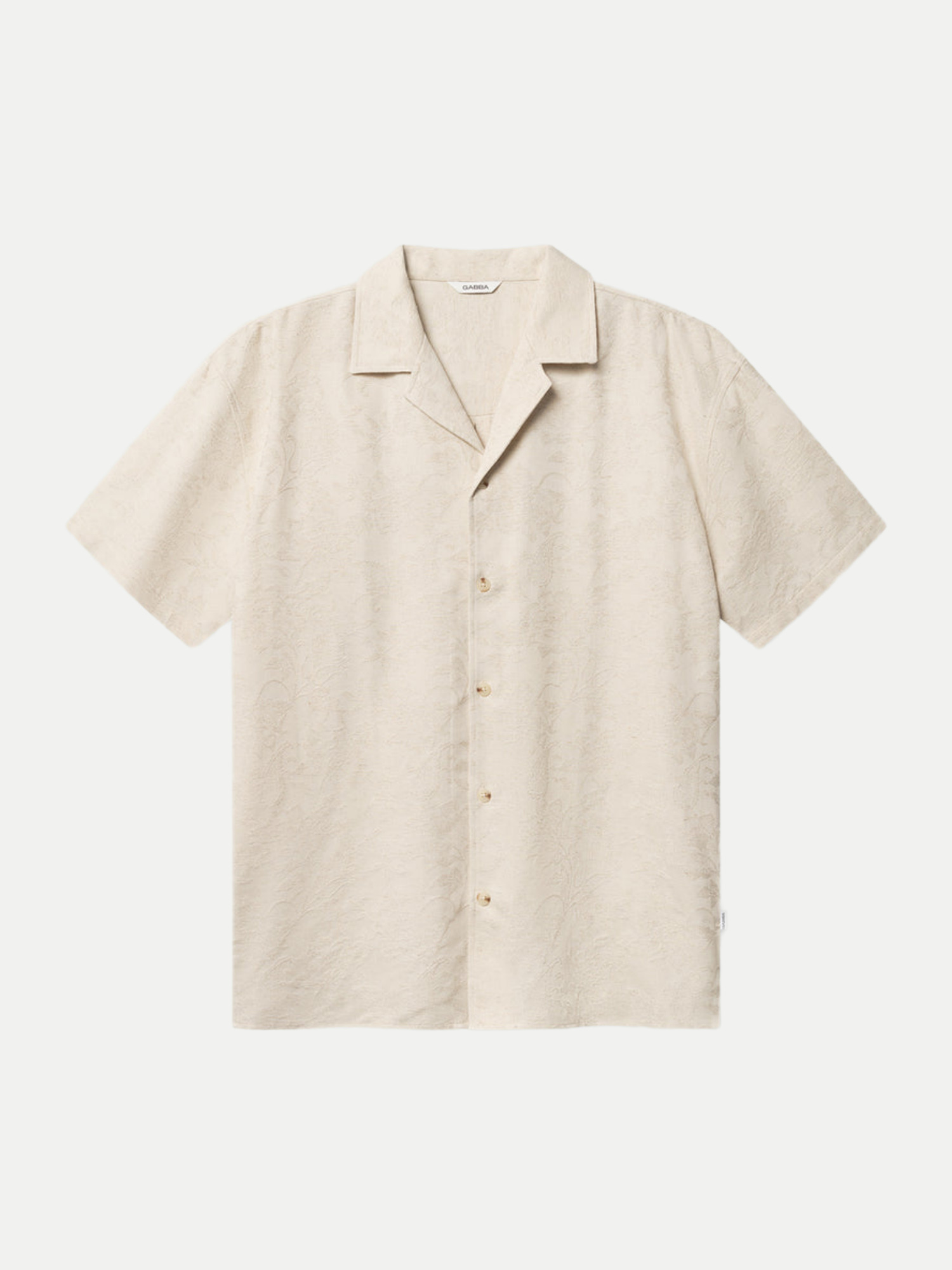 Gabba Oversize Kurzarmhemd Beige XL