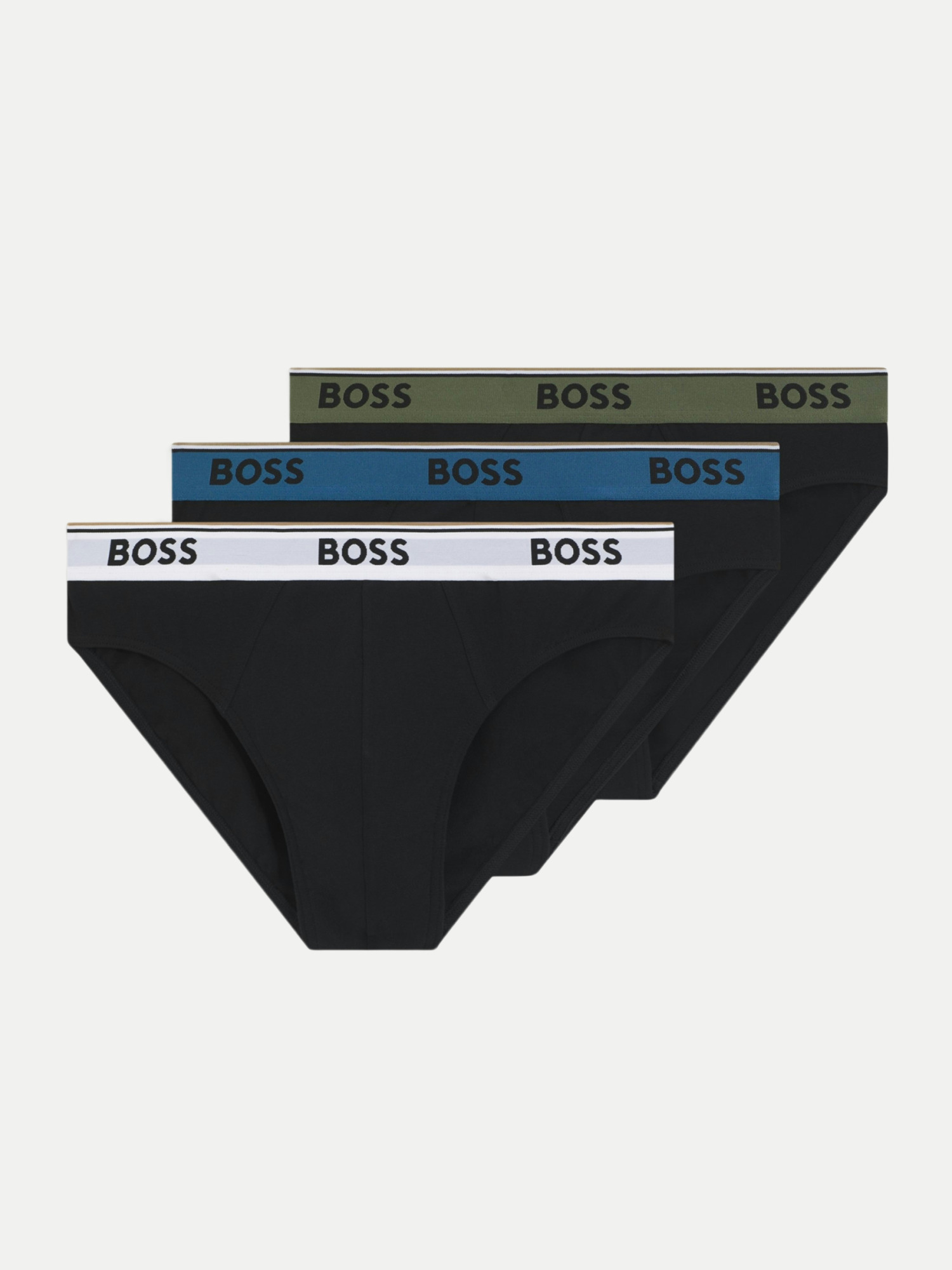 Black 3er-Pack Slips Power Schwarz M