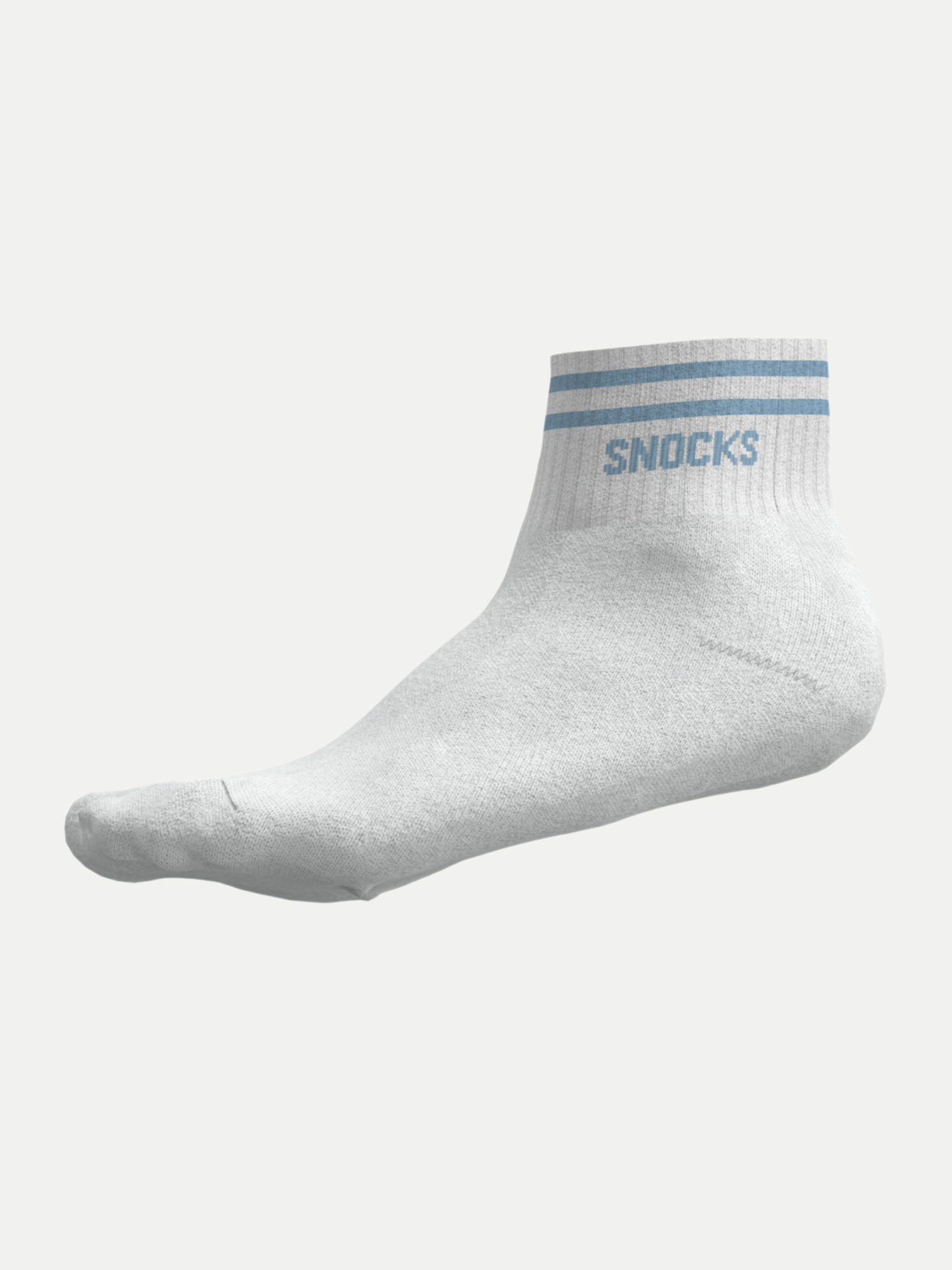 Sneaker Socken aus Bio-Baumwolle Weiß 35-38