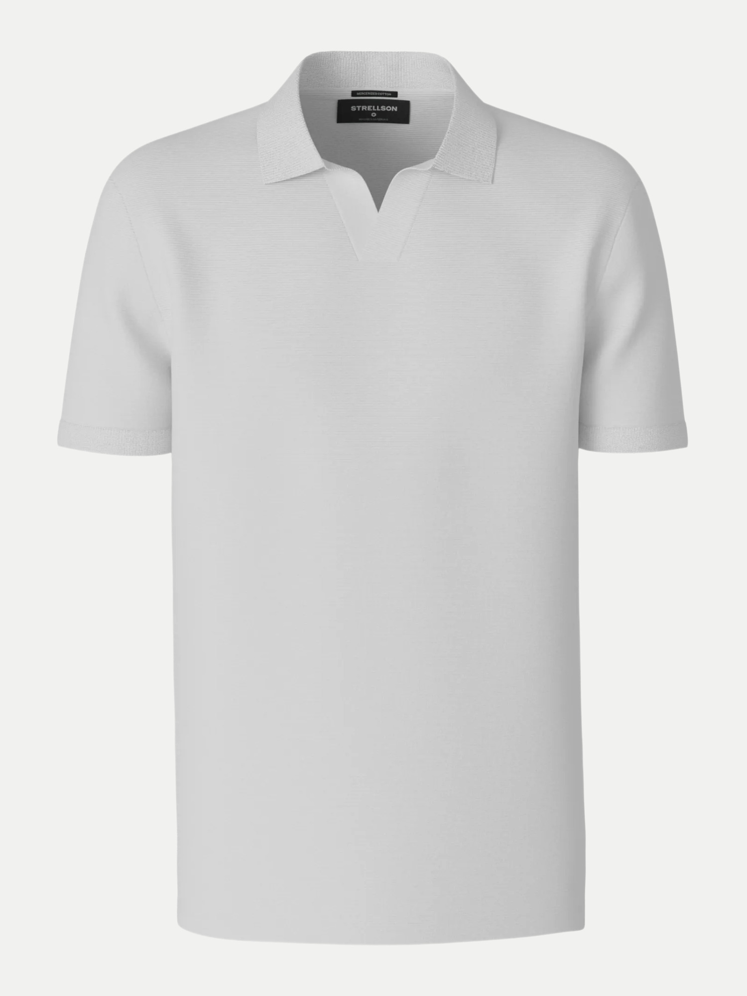 Tshirt mit Polokragen Weiß XXL