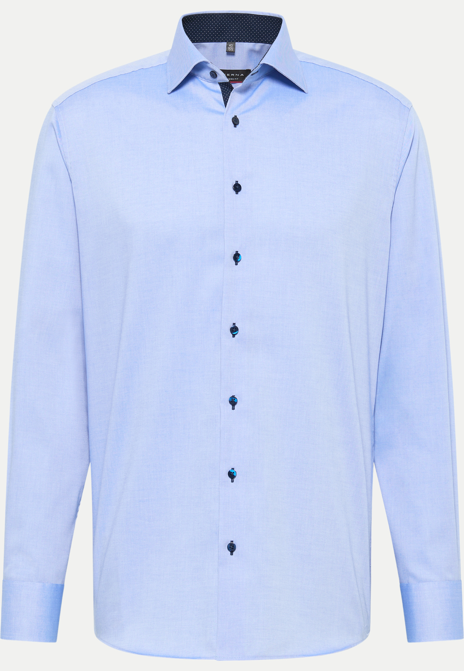 Eterna Modern-Fit Hemd Blau 39