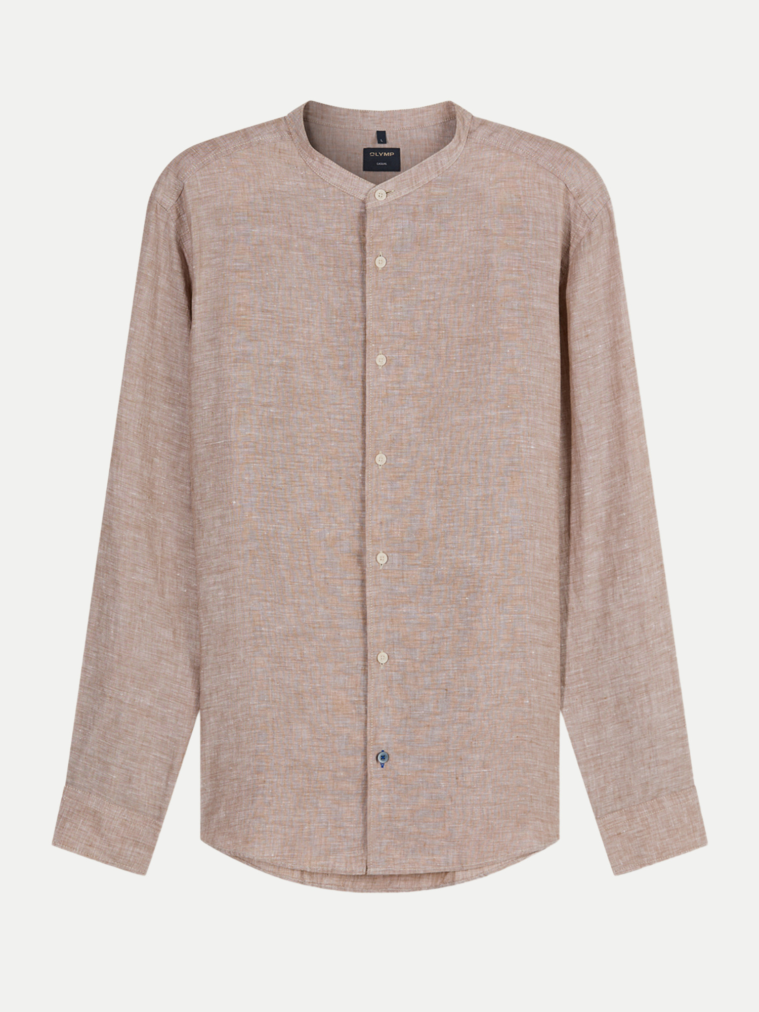 Olymp Leinenhemd Beige XL