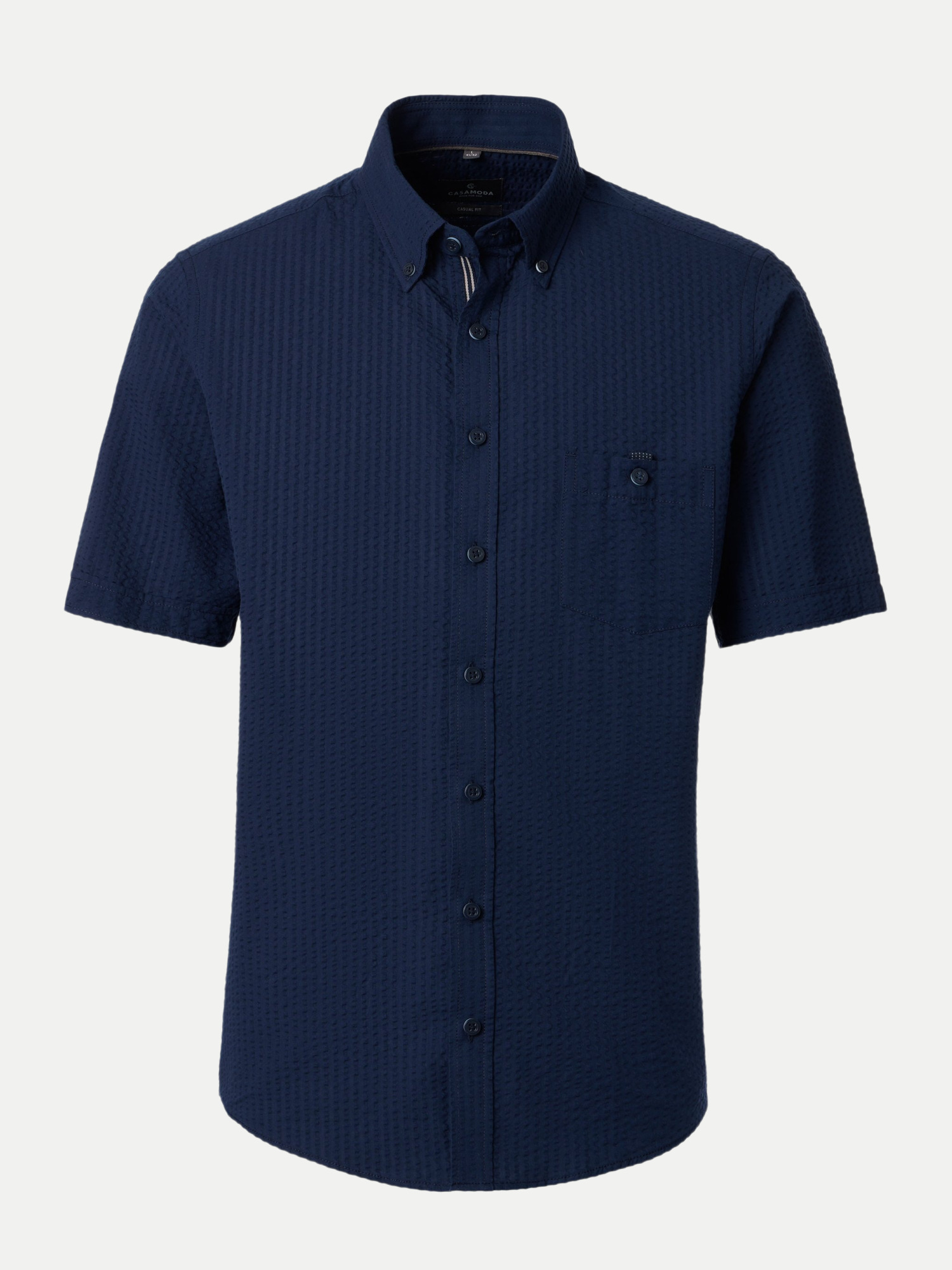 Casamoda Freizeithemd Blau XXL