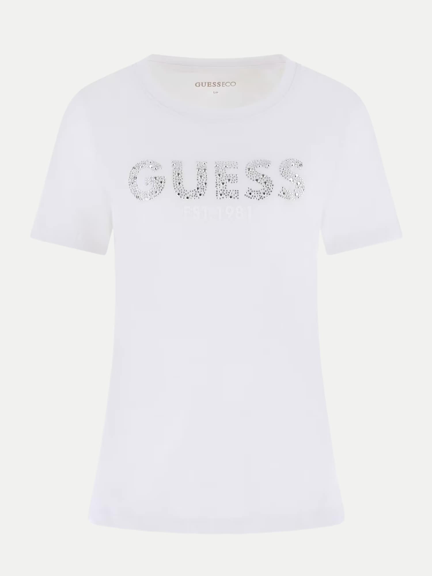 Guess T-Shirt mit Logo Weiß XL