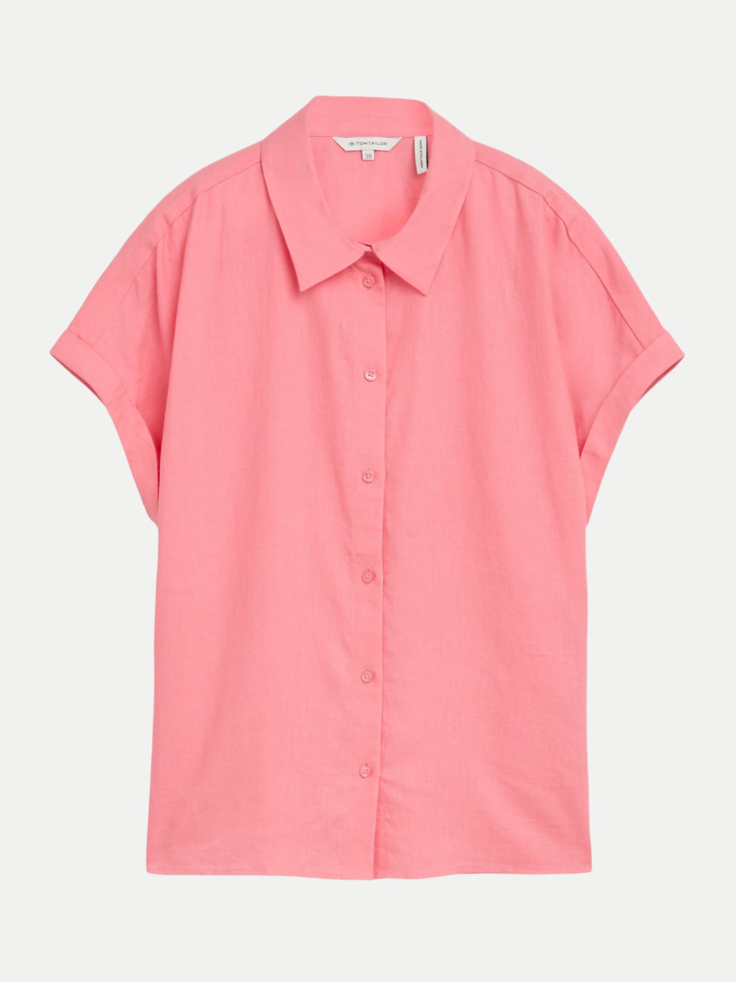 Bluse mit Relaxed-fit Rosa 38