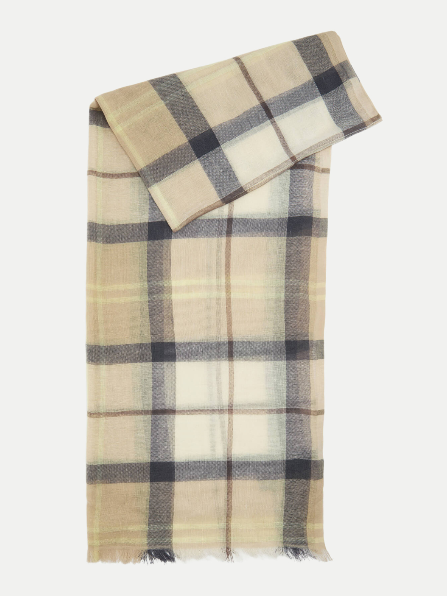 Barbour Schal Welton Tartan Beige