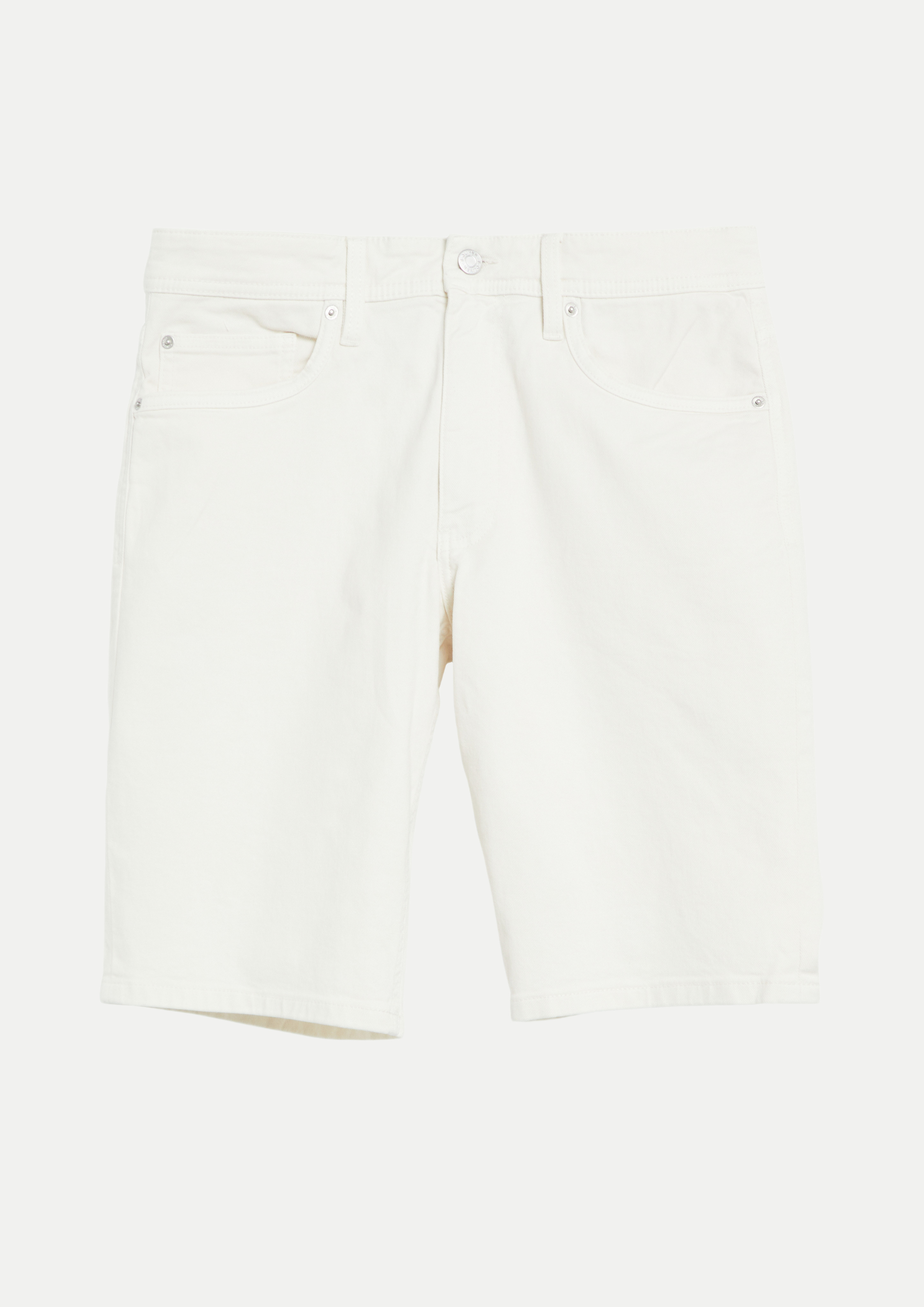 RED LABEL Straight-Leg Bermuda Jeans Weiß 34