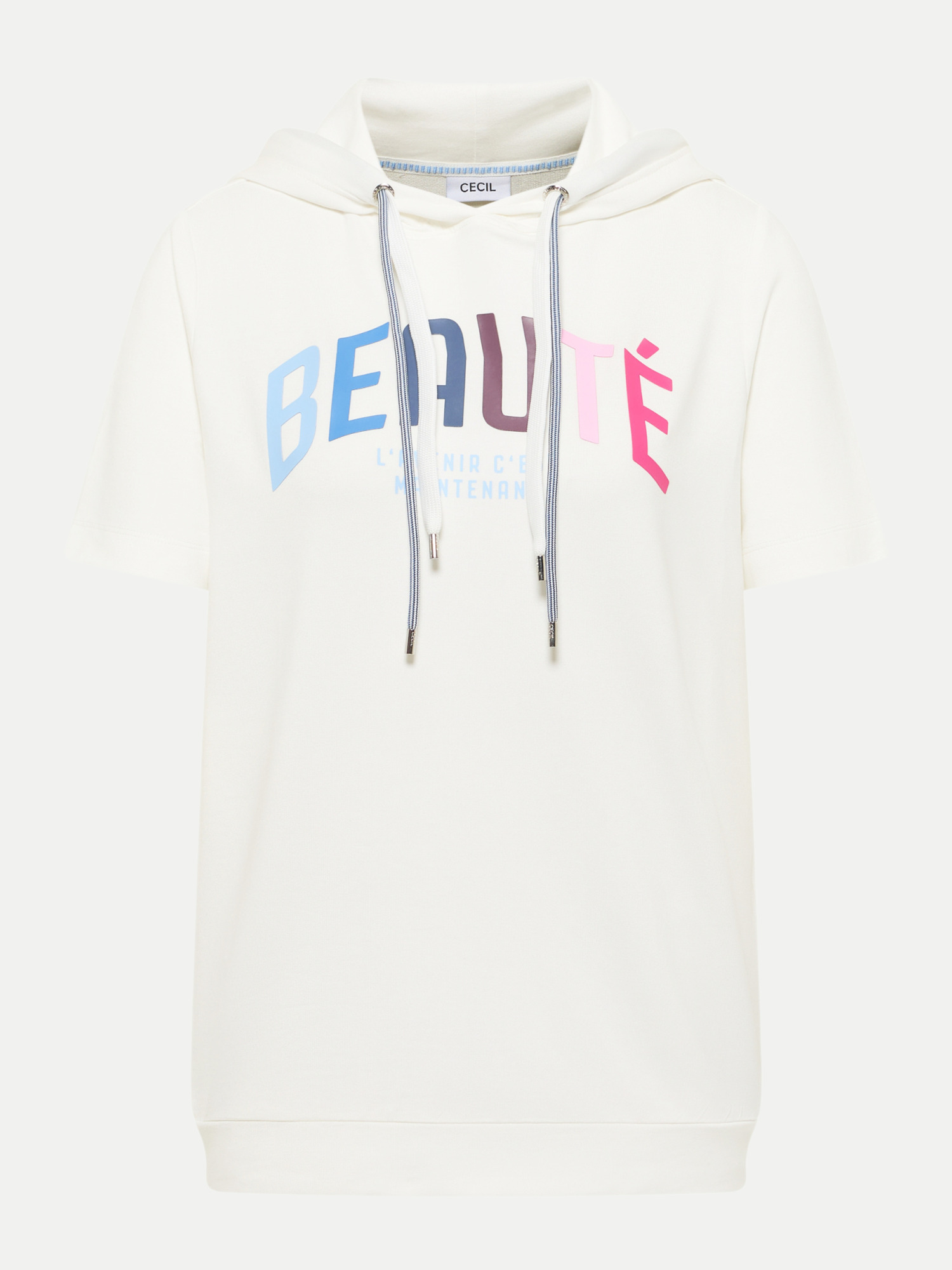 Cecil Hoody Shirt Weiß L